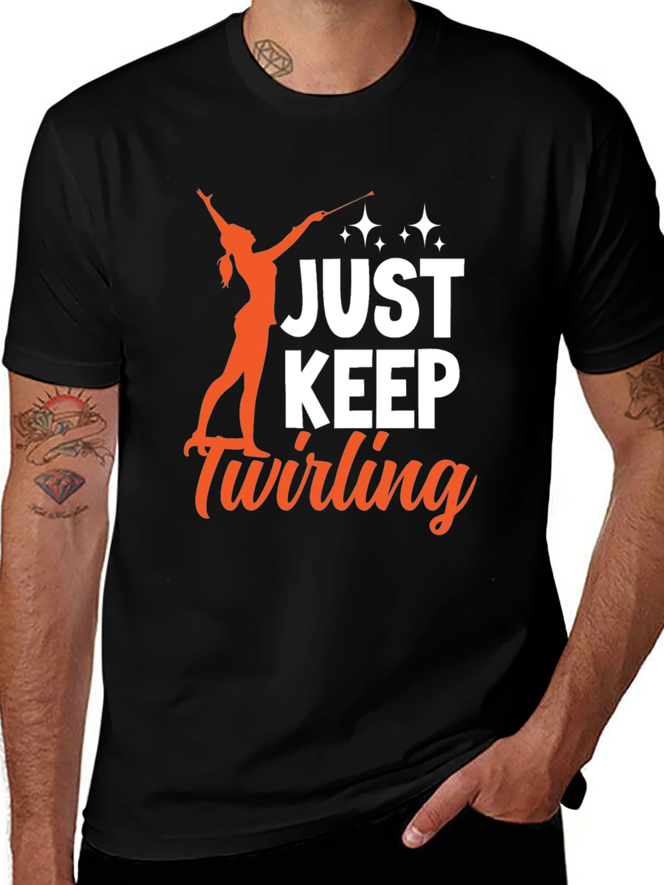 Variant 25 of Just Keep Twirling T-Shirt