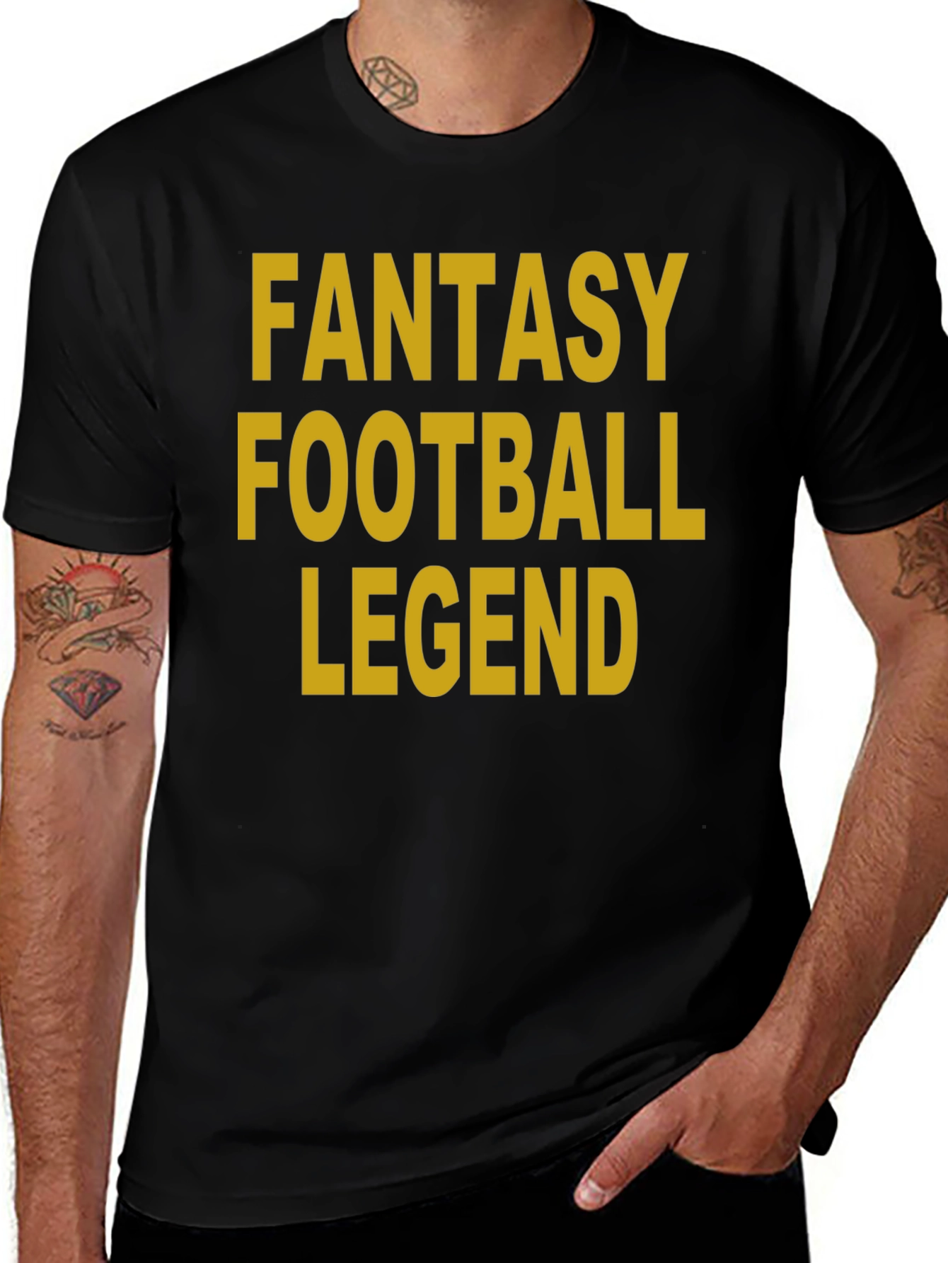 Variant 17 of Fantasy Football Legend Graphic T-Shirt