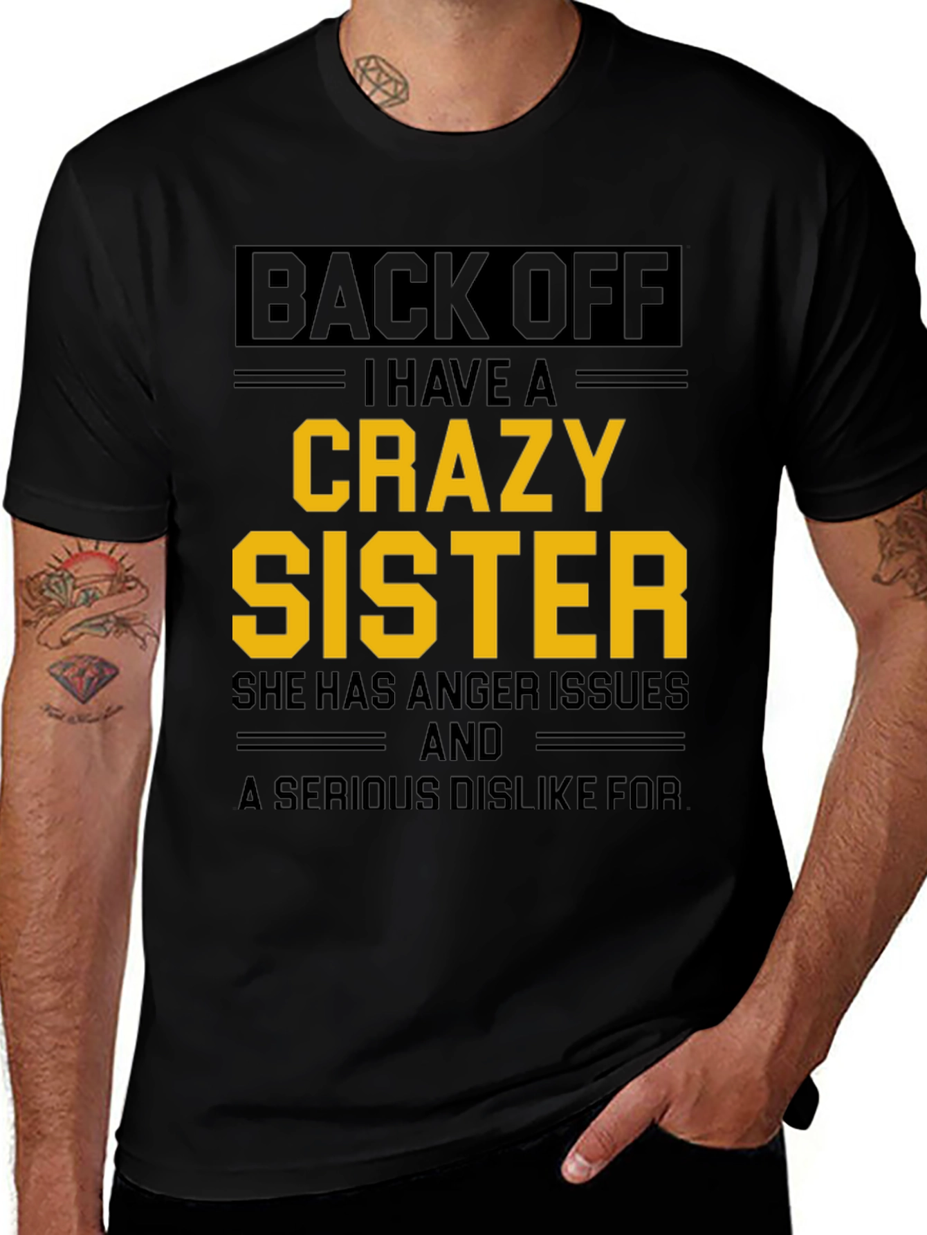 Variant 2 of Crazy Sister T-Shirt