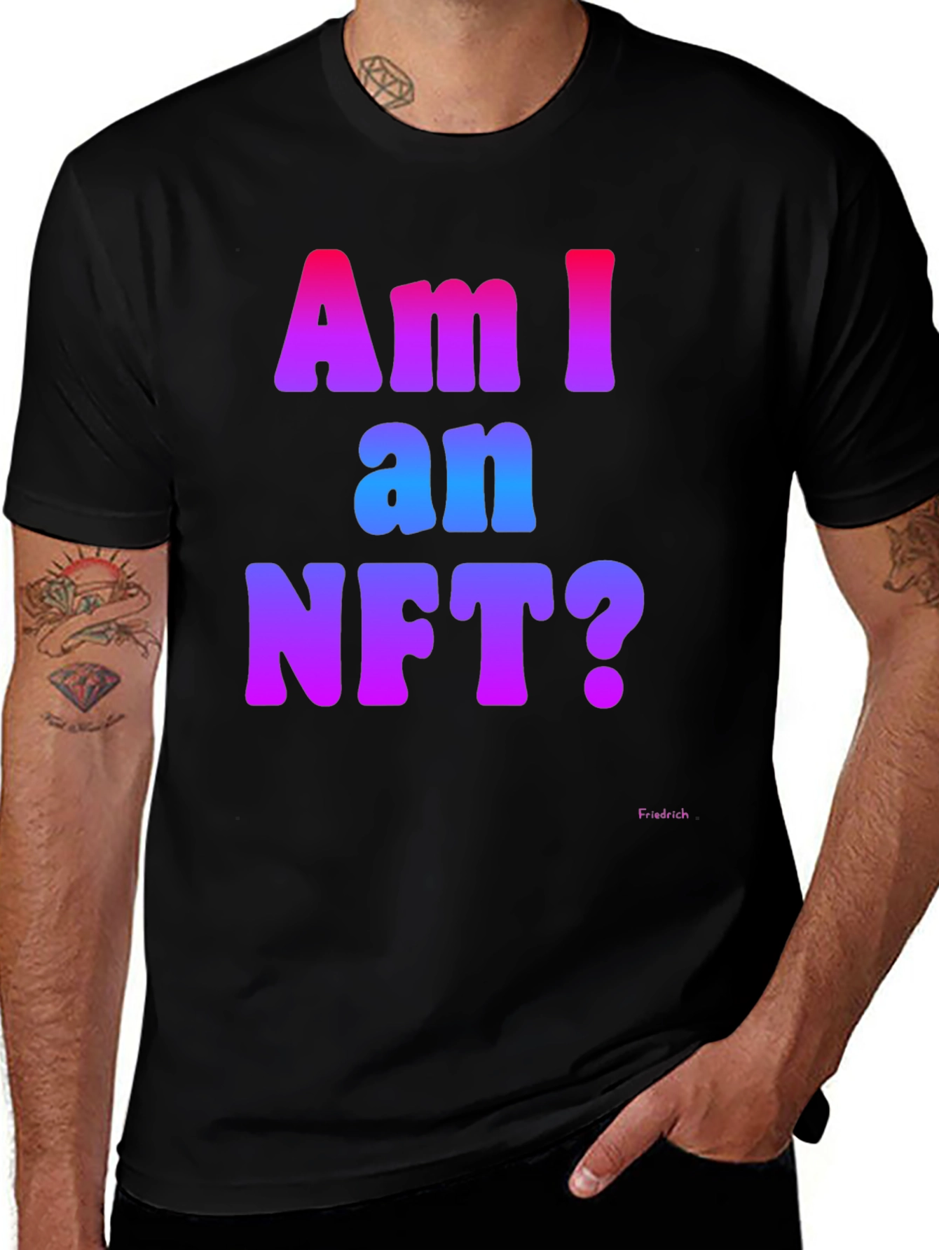 Variant 7 of Am I an NFT? Graphic Tee