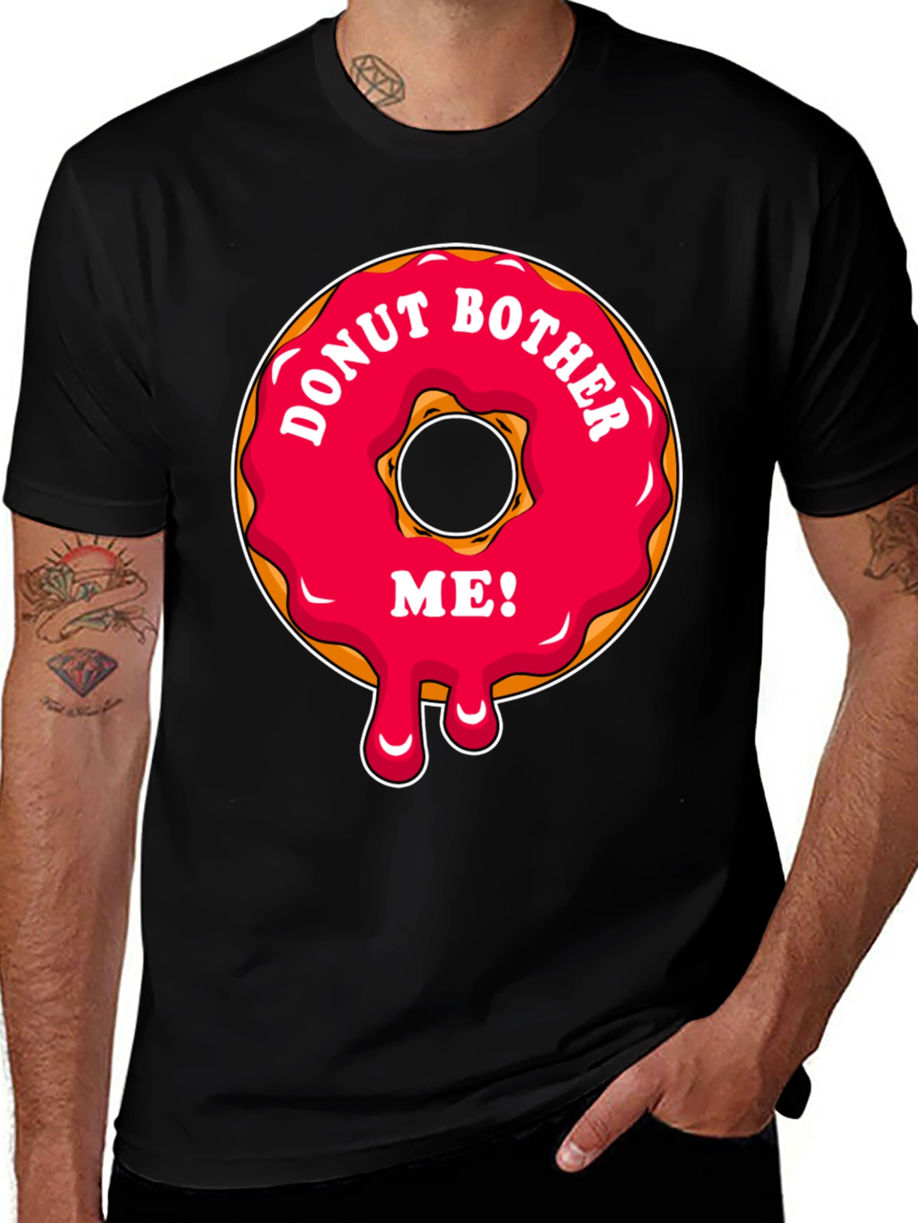 Variant 6 of Donut Bother Me T-Shirt Funny Novelty Tee