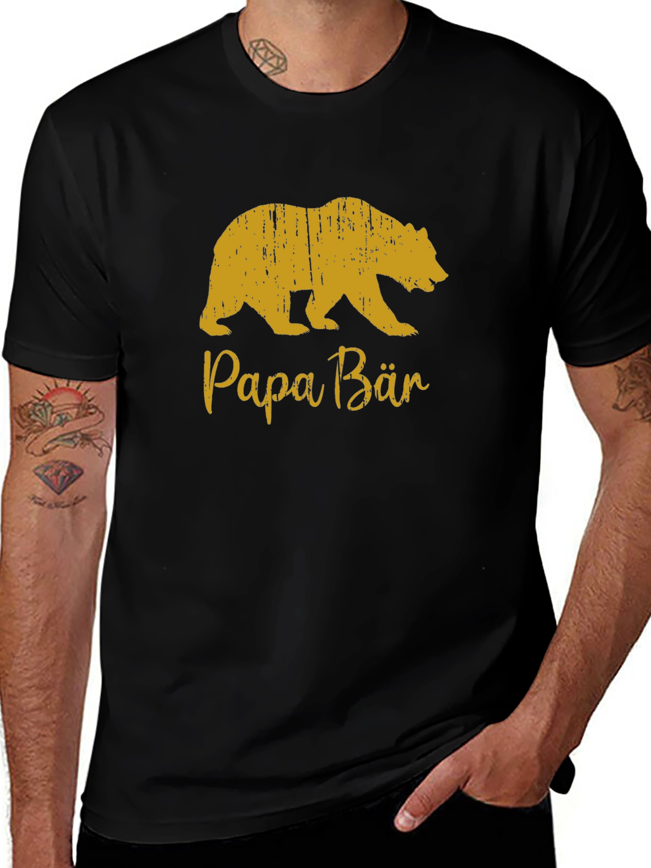 Papa Bear T-Shirt - Cute Bear Graphic Tee