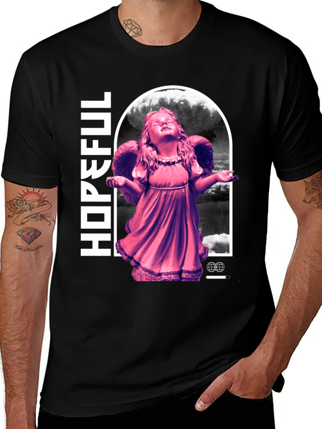 Variant 27 of Hopeful Angel Graphic T-Shirt