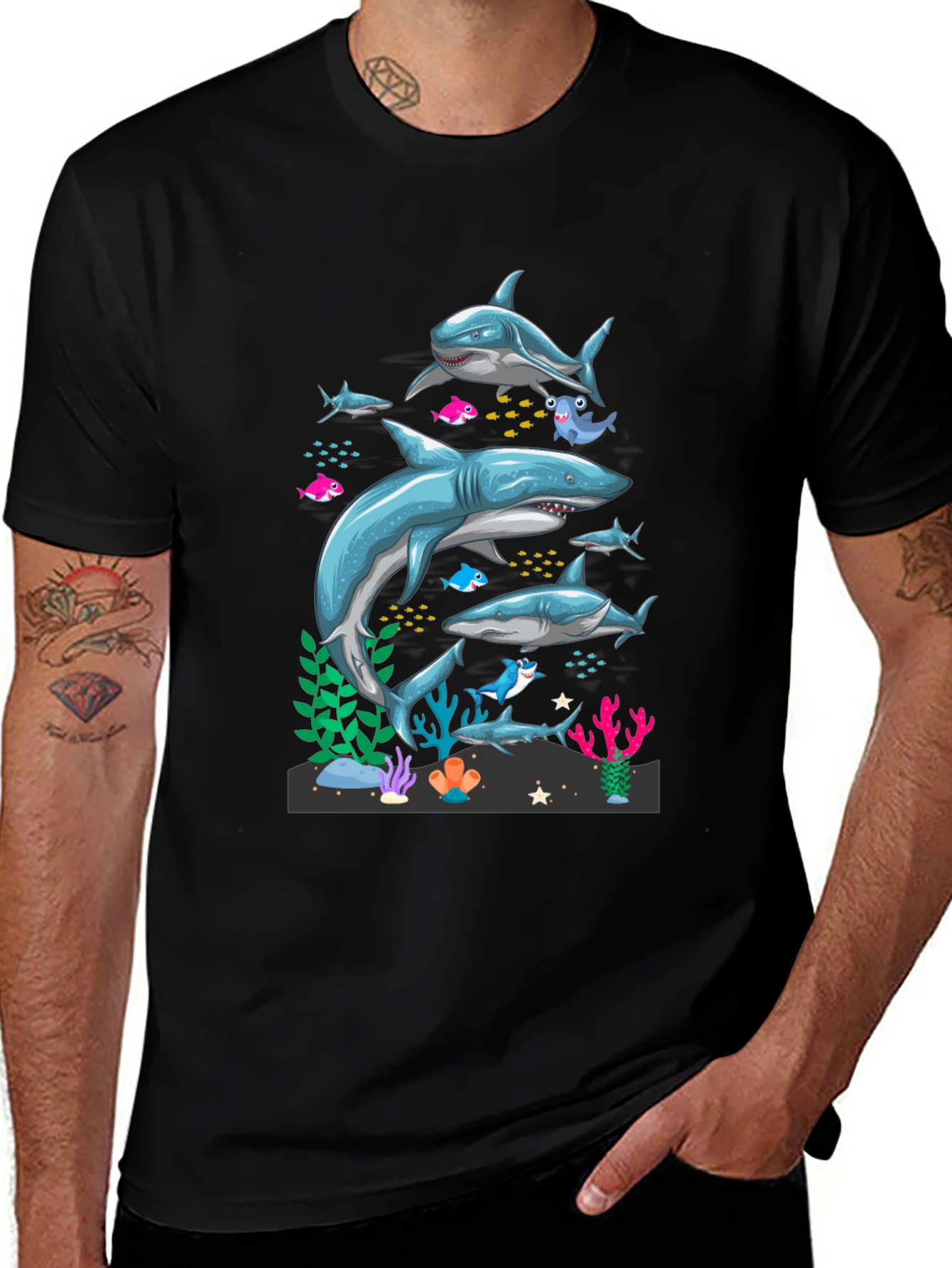 Variant 9 of Shark T-Shirt: Marine Life Graphic Tee