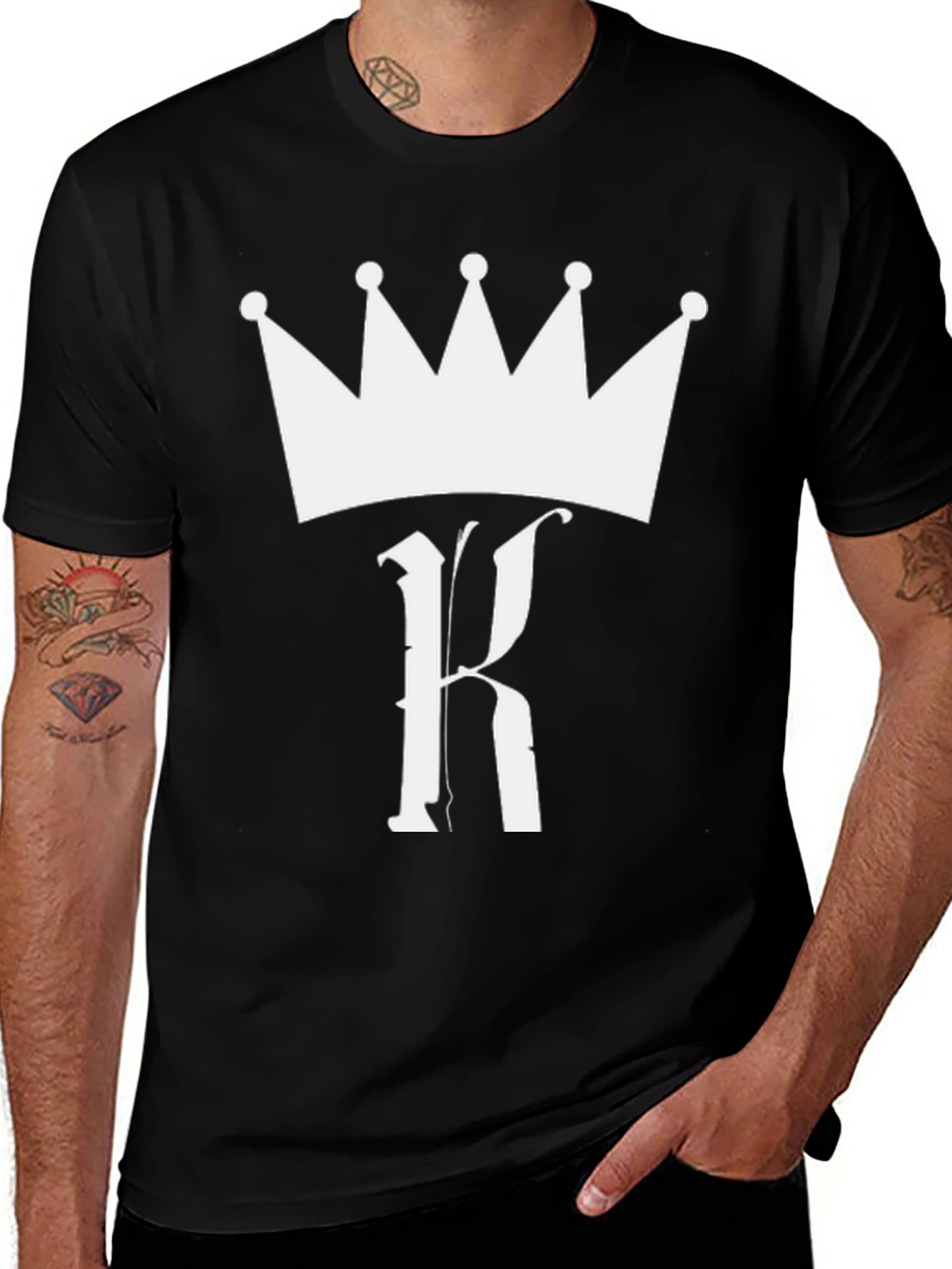 King Crown "K" Graphic Print T-Shirt