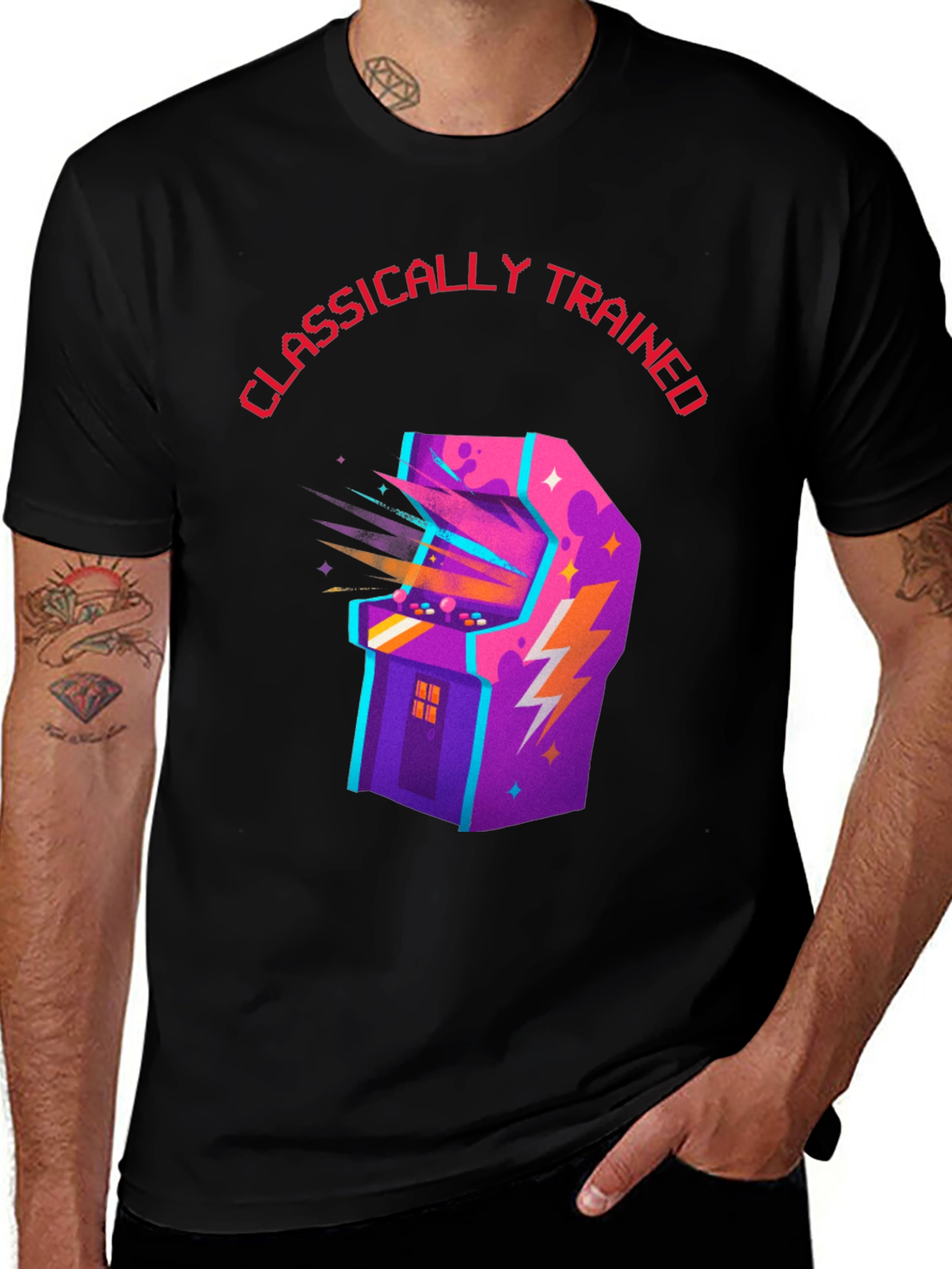 Variant 6 of Classically Trained Arcade Gamer T-Shirt
