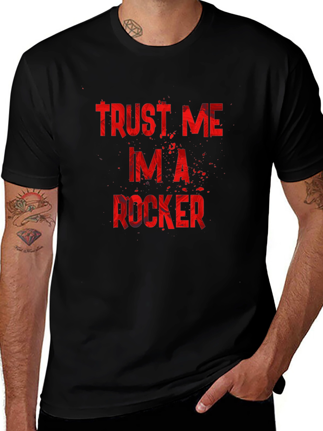Variant 16 of Trust Me I'm A Rocker - Men's Graphic T-Shirt