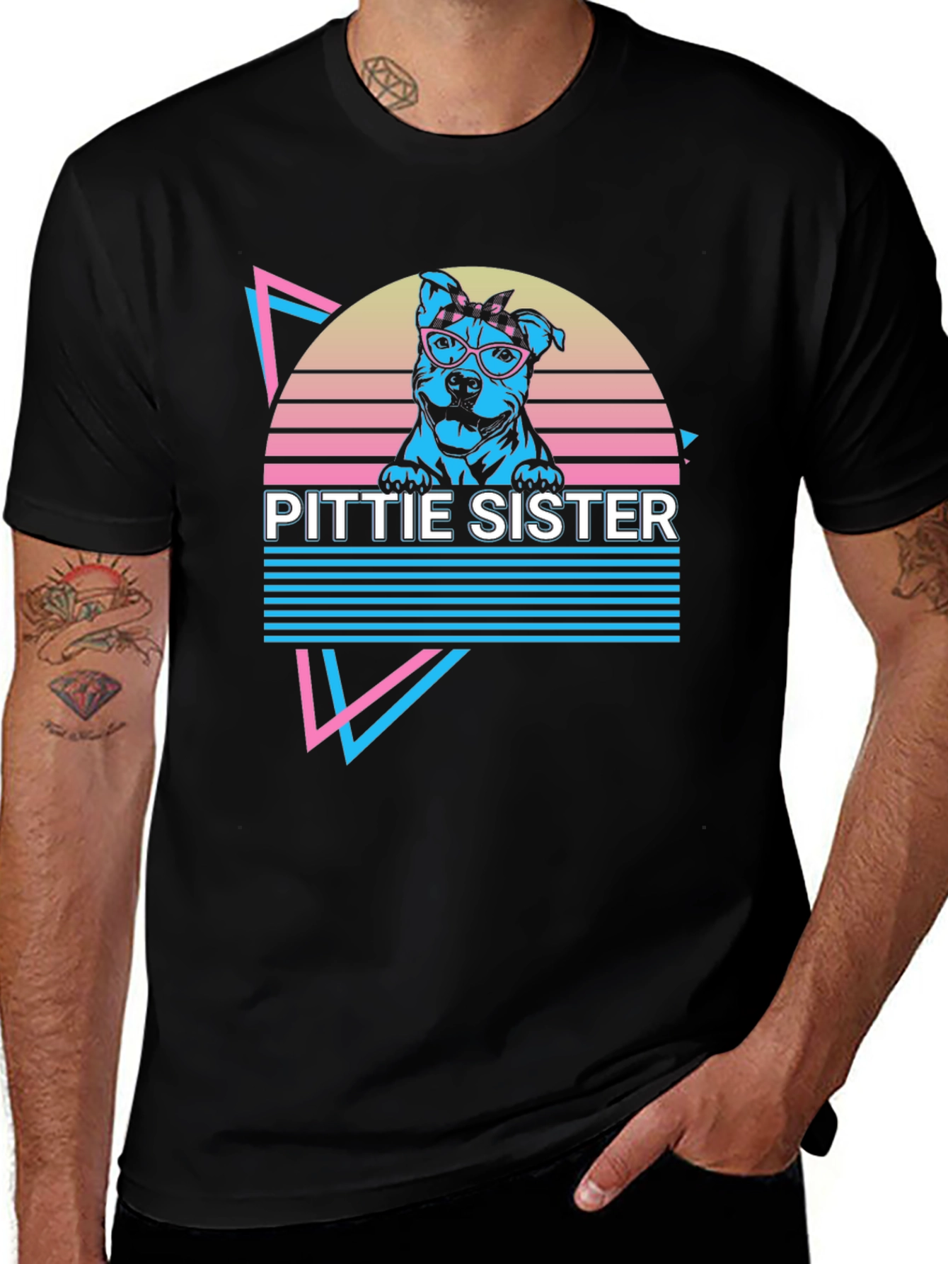 Variant 8 of Pittie Sister Graphic Tee