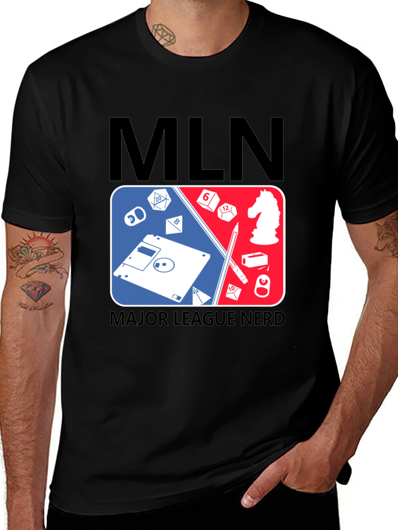 Variant 20 of MLN Major League Nerd Graphic Tee
