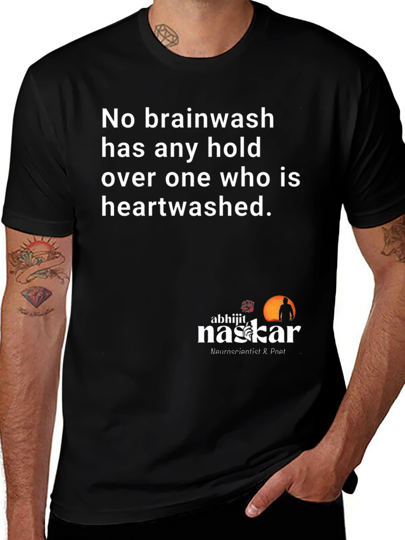 Variant 9 of Heartwashed Black T-Shirt