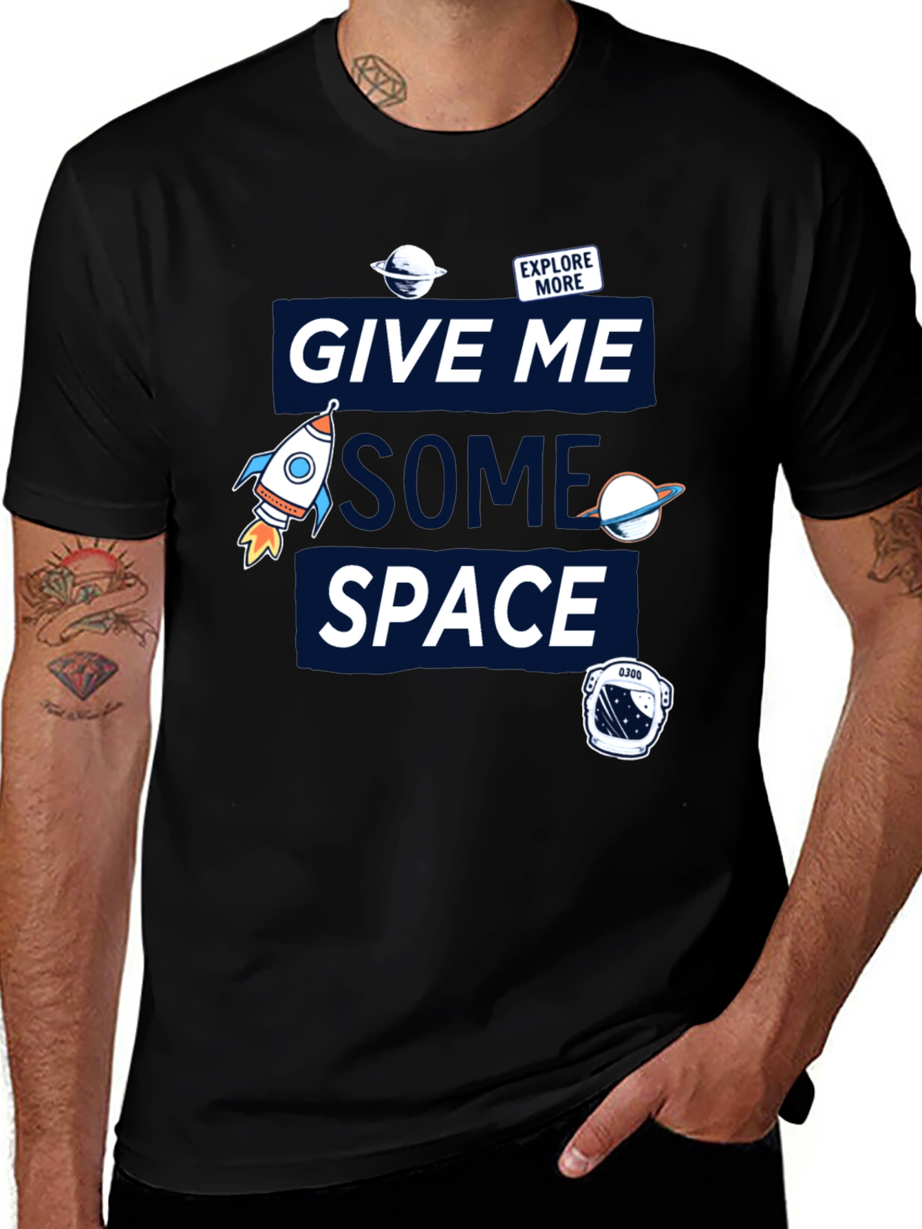 Variant 28 of Give Me Space Graphic T-Shirt