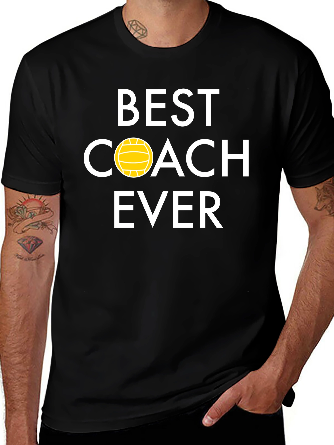 Variant 10 of Best Coach Ever Water Polo T-Shirt
