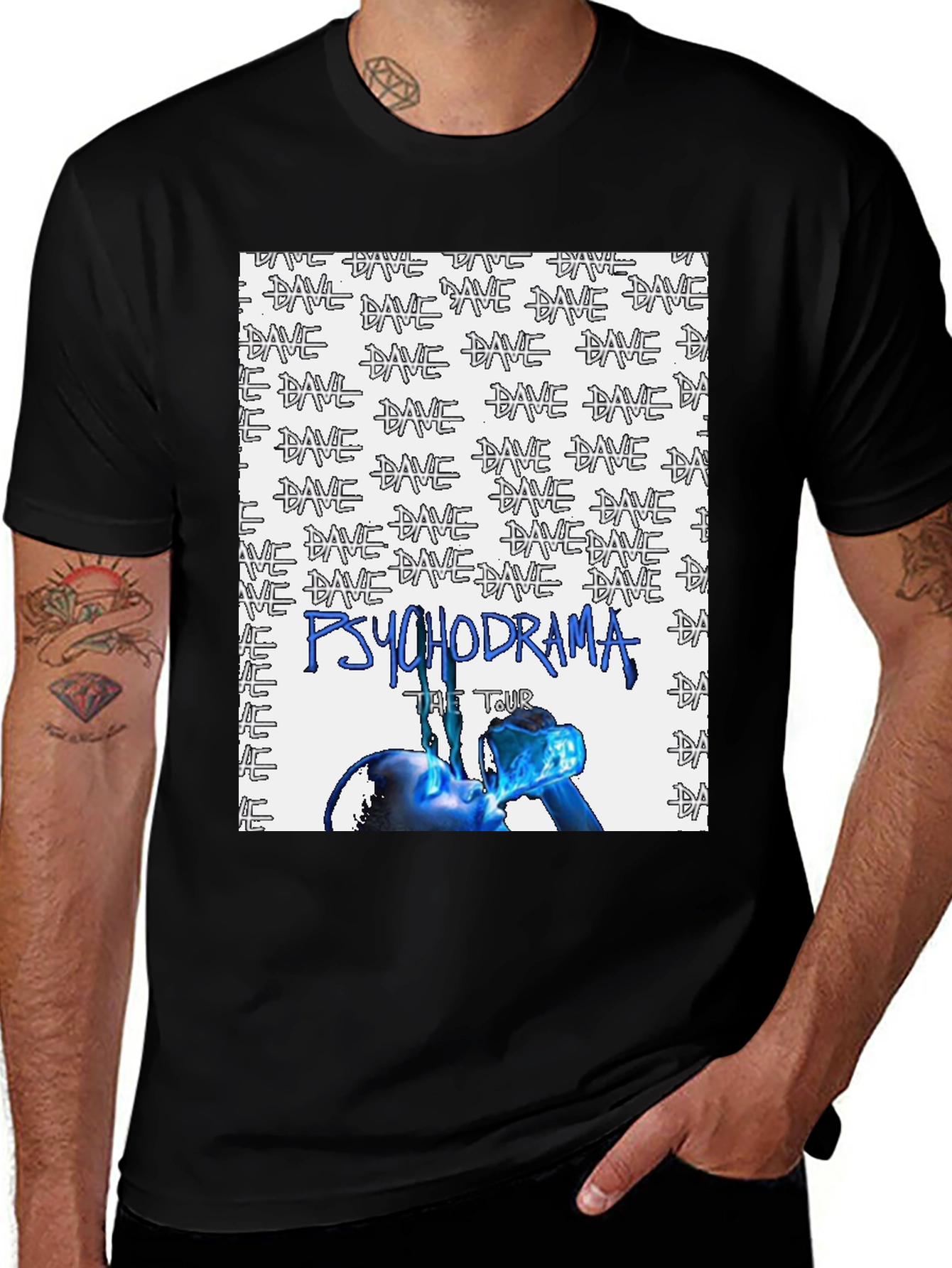 Dave Psychodrama Tour Black T-Shirt