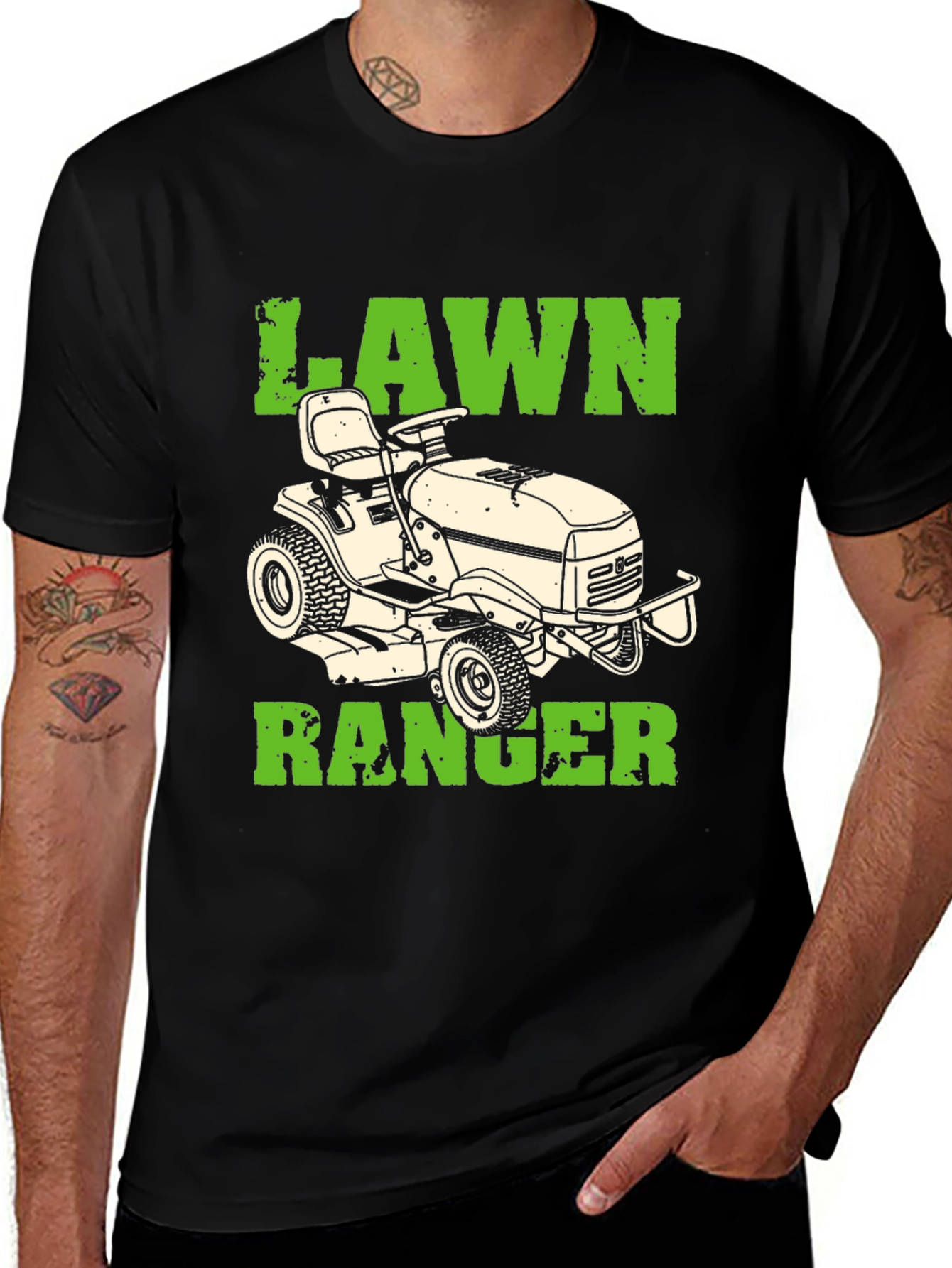 Variant 24 of Lawn Ranger T-Shirt - Funny Mowing Tee