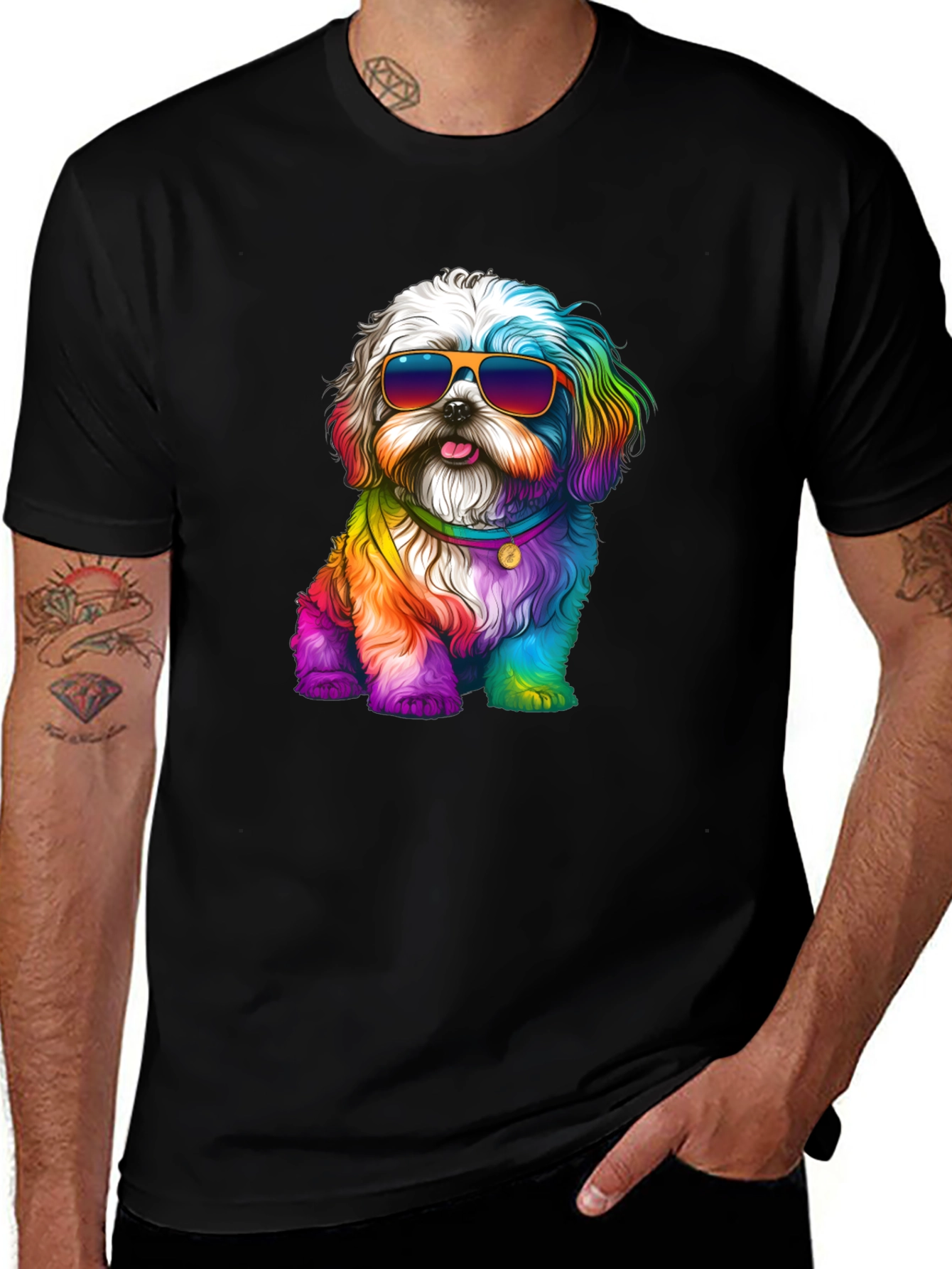 Variant 25 of Cool Dog Graphic Tee