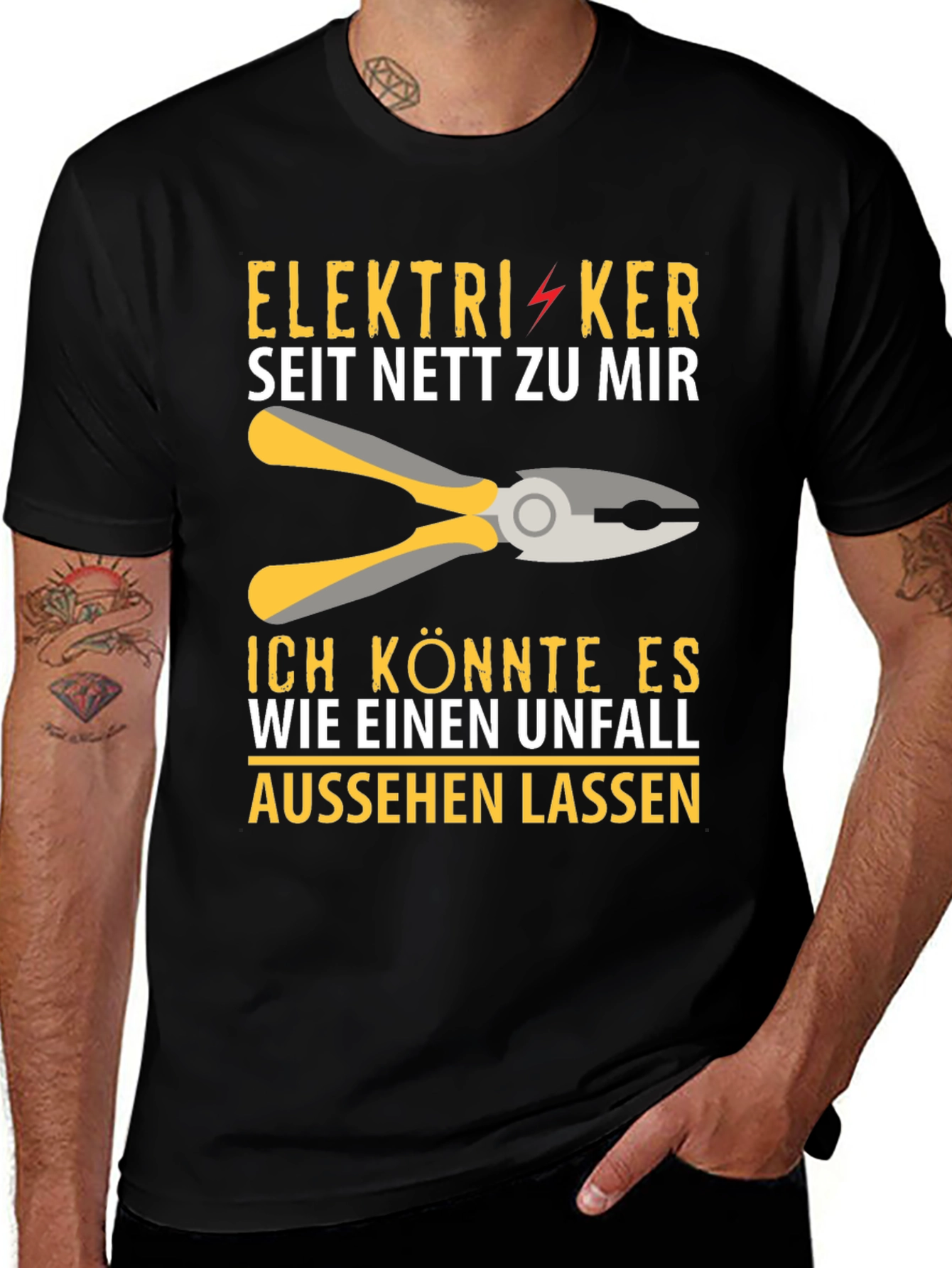 Variant 5 of Electrician Humor T-Shirt - Funny Job Gift