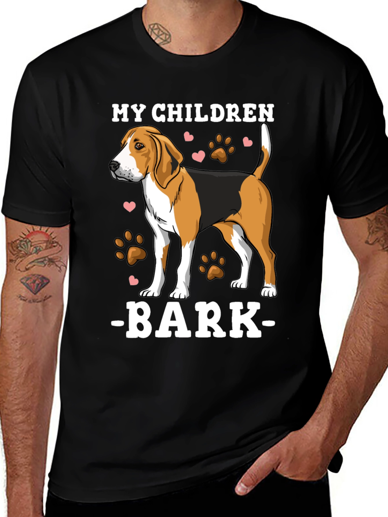 Variant 17 of My Children Bark T-Shirt | Dog Lover Tee