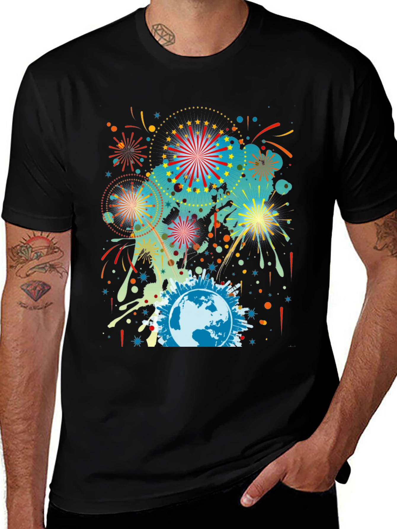 Variant 8 of Global Celebration Graphic T-Shirt