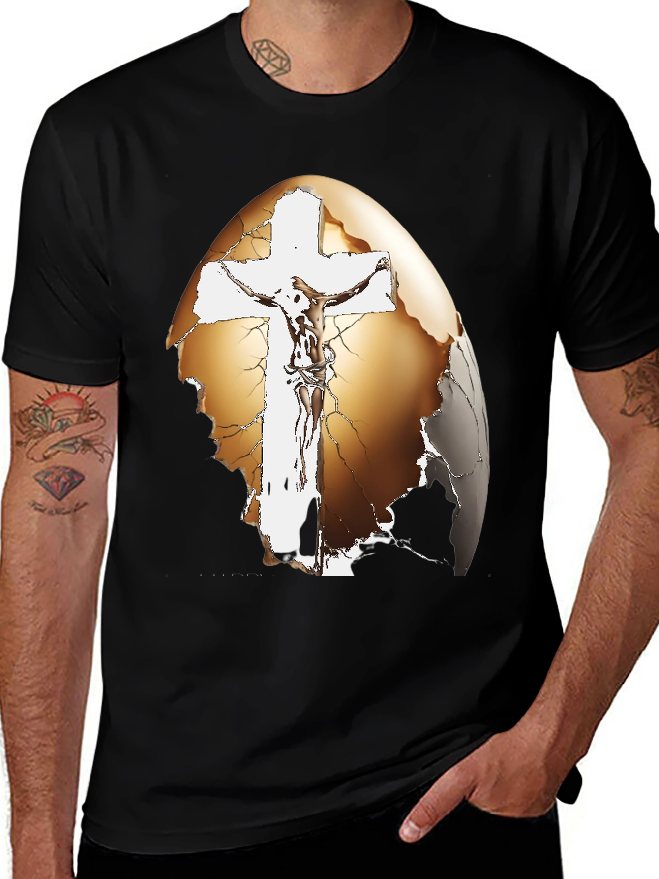 Resurrection Egg T-Shirt: Graphic Christian Tee