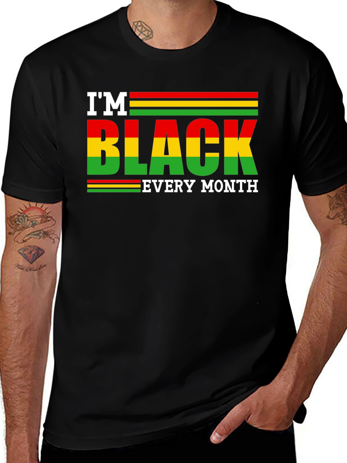Variant 19 of I'm Black Every Month T-Shirt