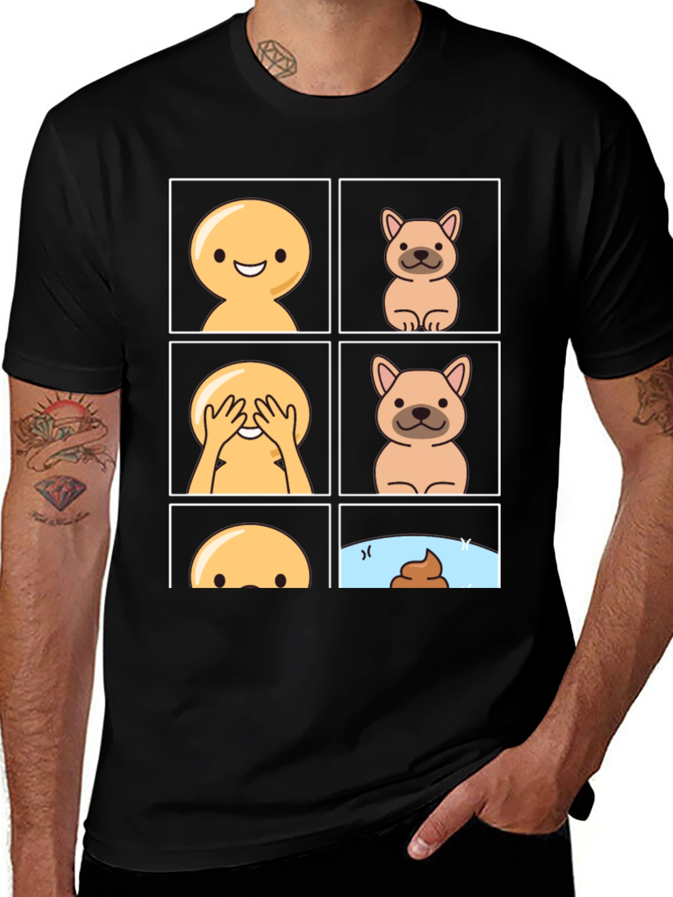 Variant 23 of Peek-a-Poo T-Shirt