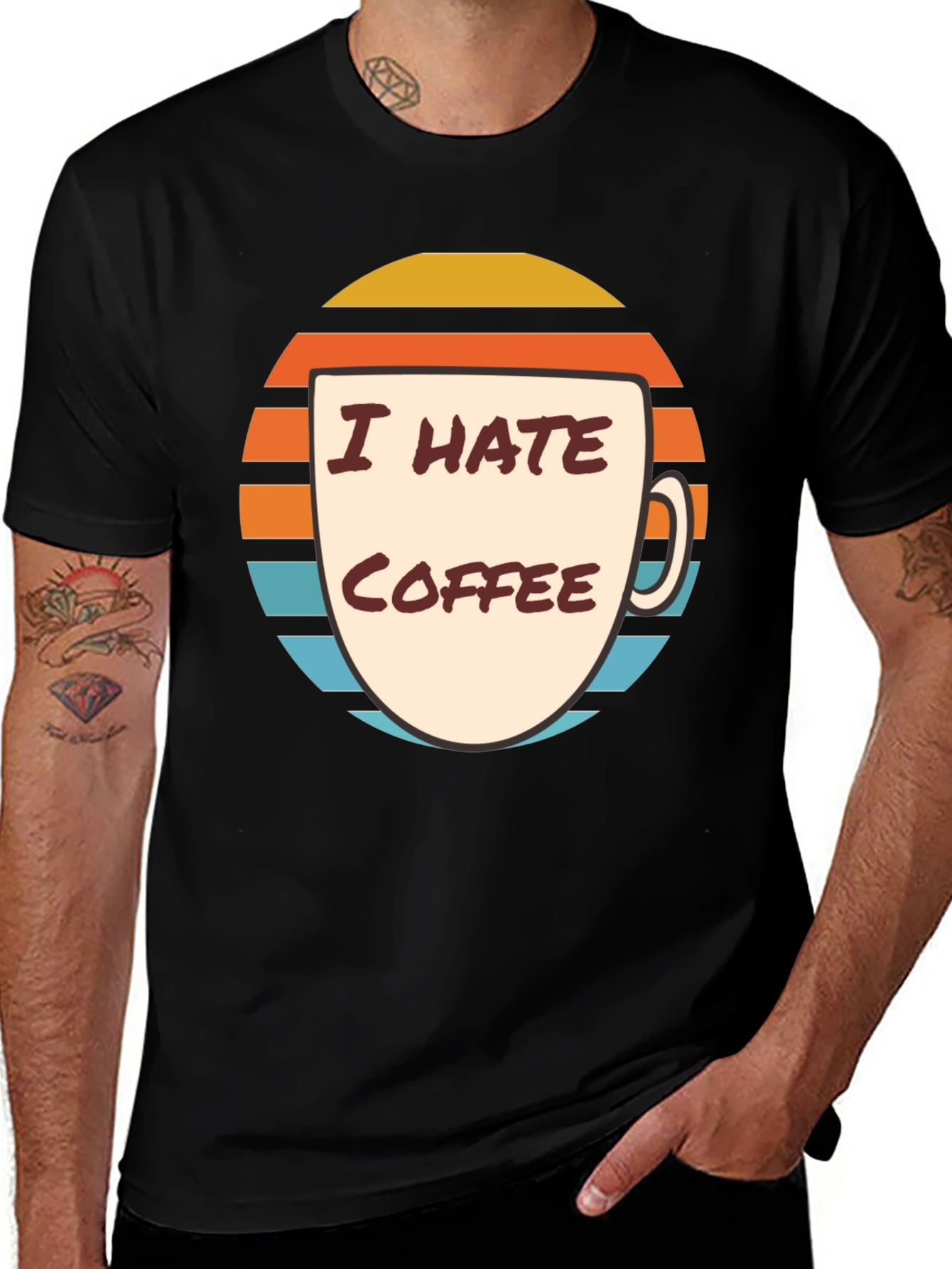 Variant 28 of I Hate Coffee Graphic T-Shirt - Funny Novelty Tee