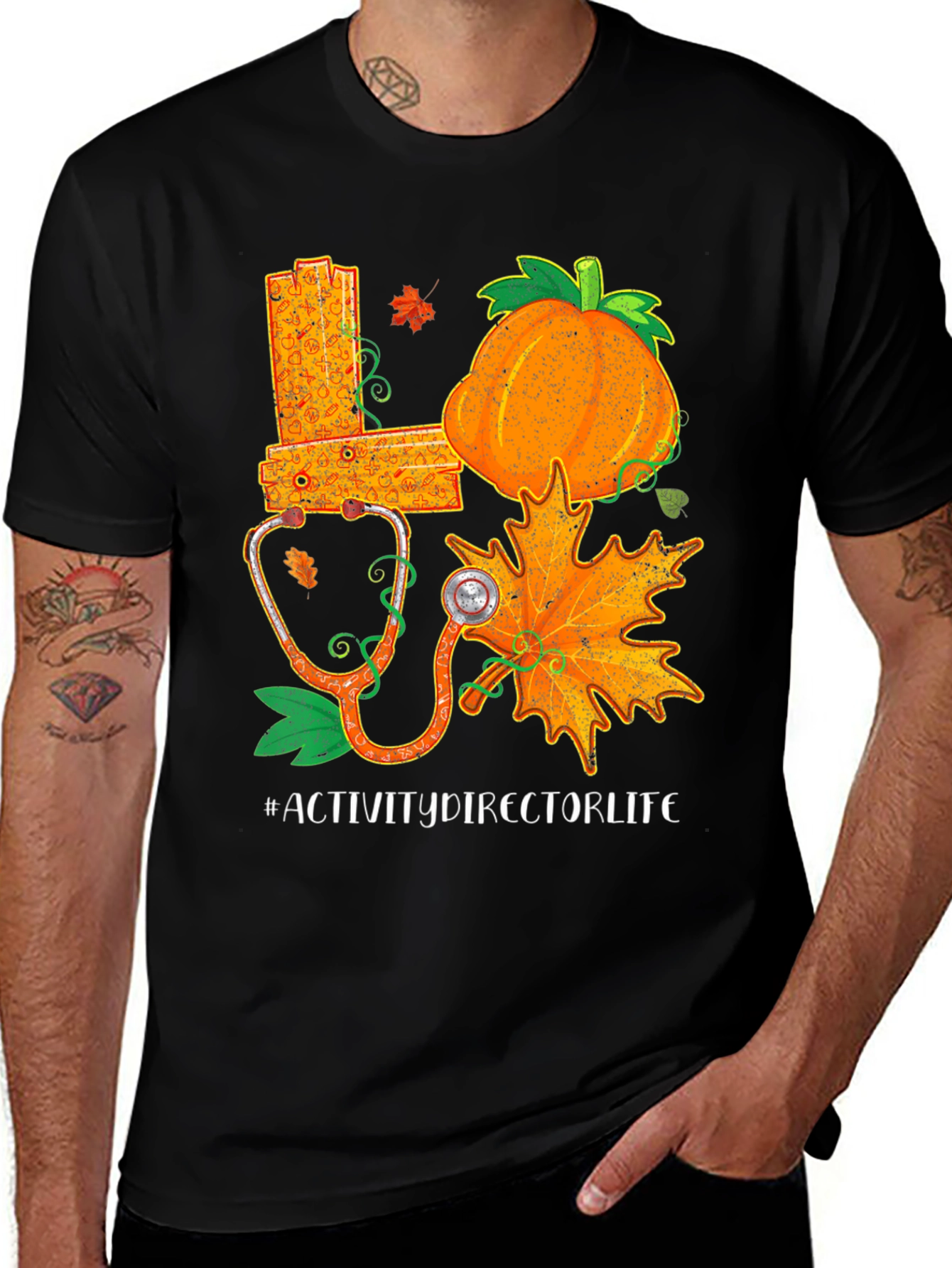 Variant 11 of Activity Director Life T-Shirt - Fall Themed