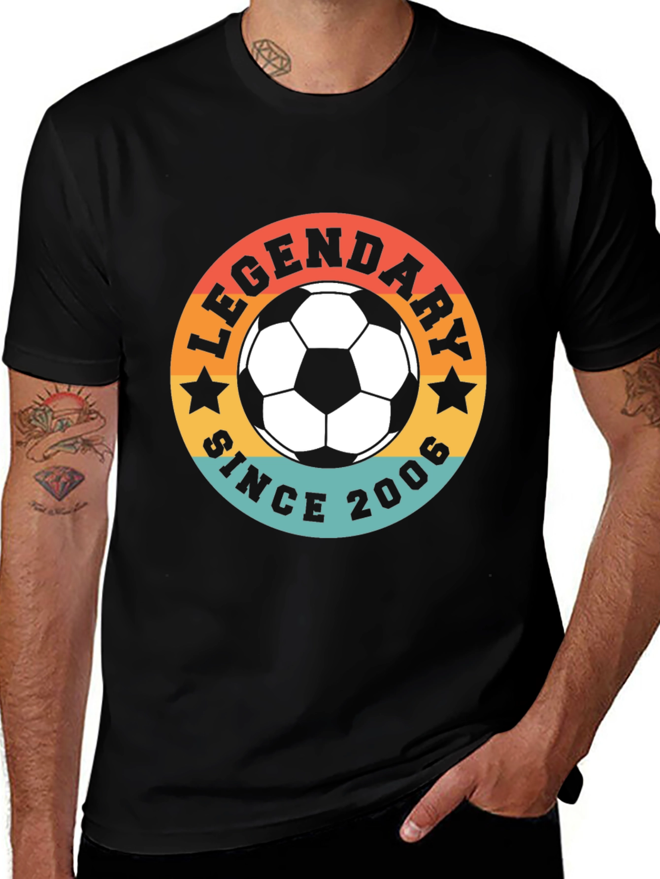 Variant 20 of Legendary Since 2006 Soccer Graphic T-Shirt
