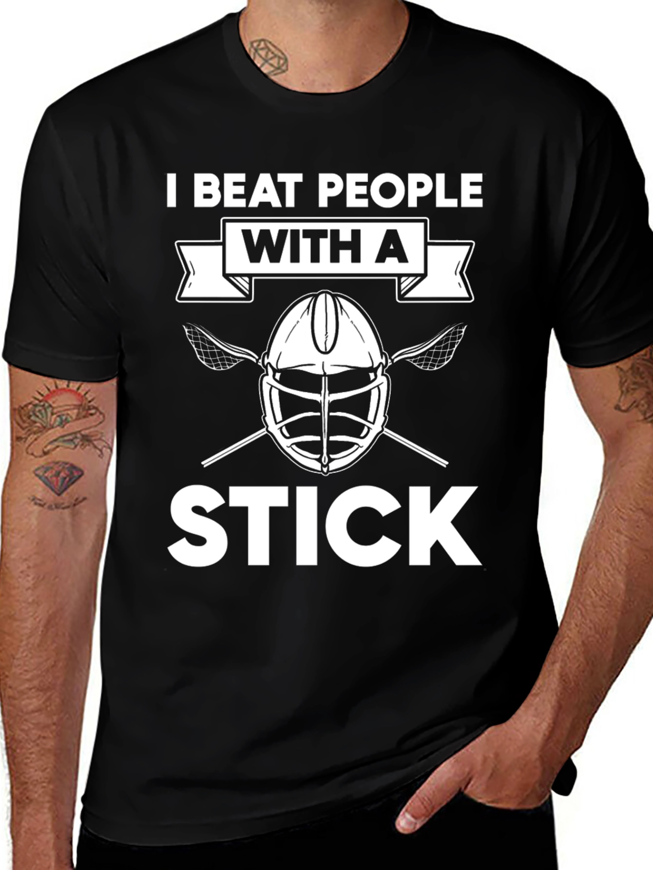 Variant 19 of I Beat People with a Stick T-Shirt