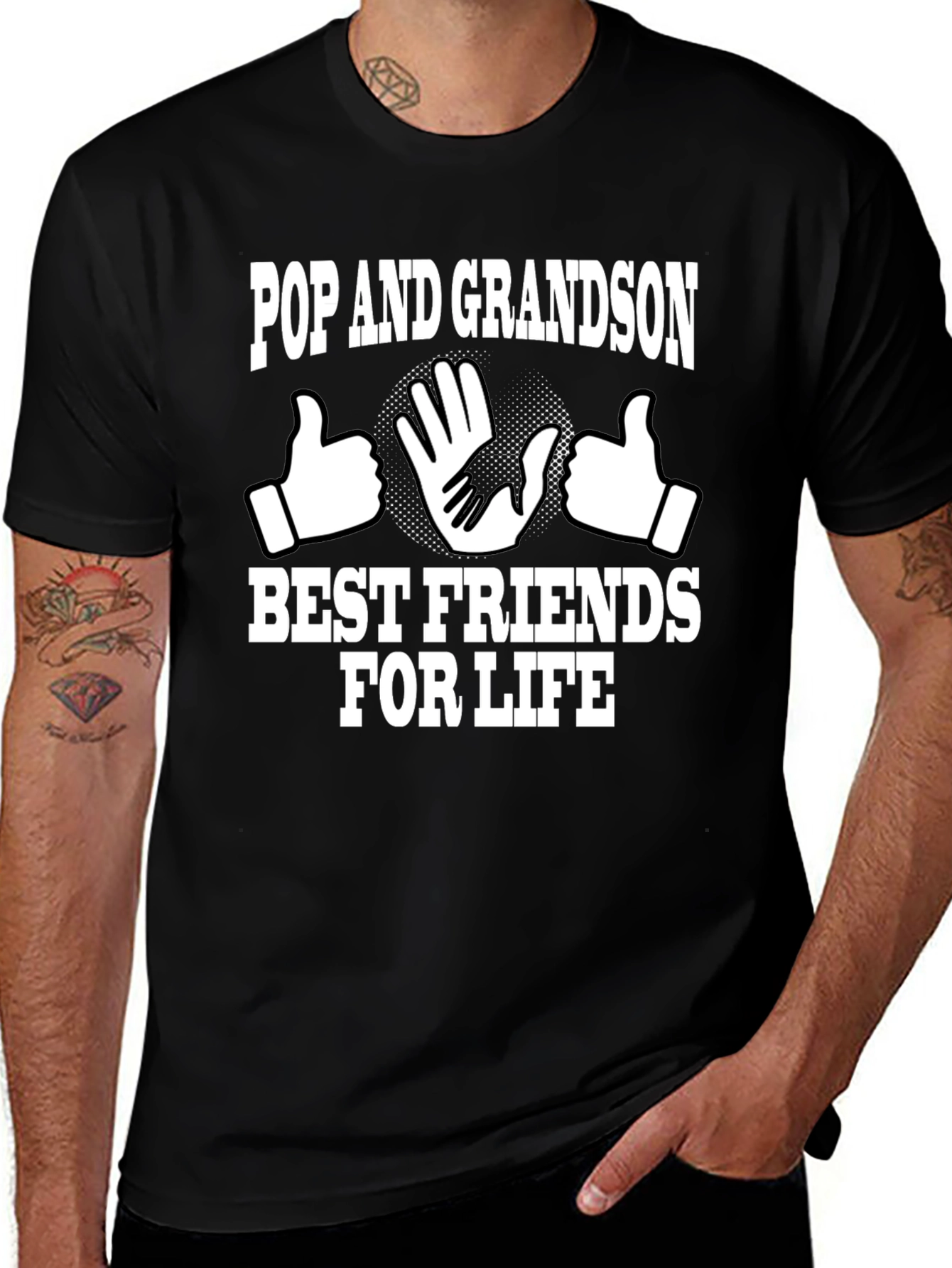 Pop and Grandson Best Friends T-Shirt