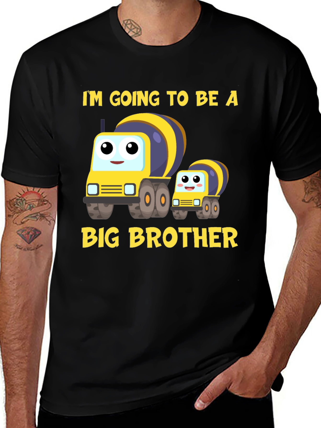 Big Brother Concrete Truck T-Shirt