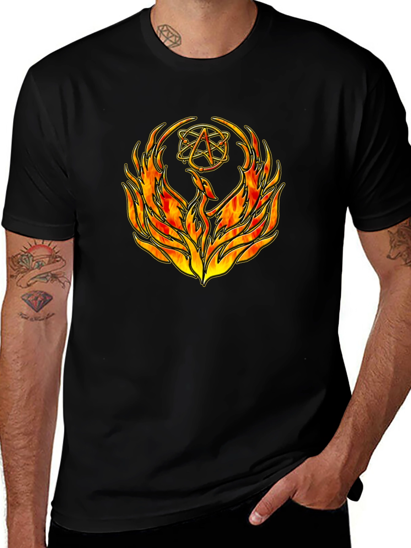Variant 17 of Phoenix Atomic Symbol Graphic Tee