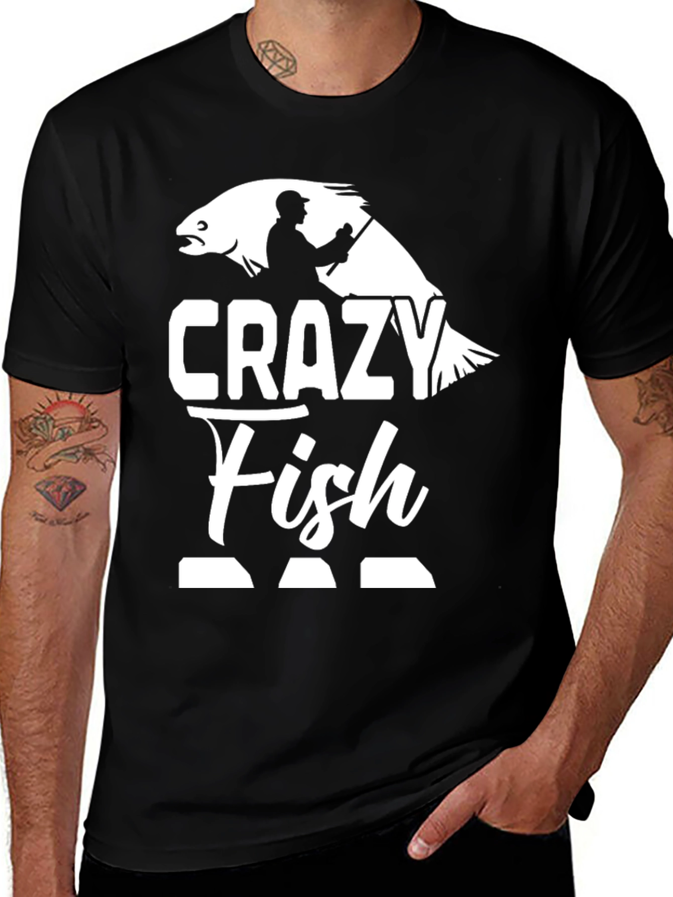 Variant 24 of Crazy Fish T-Shirt - Fishing Lover Apparel