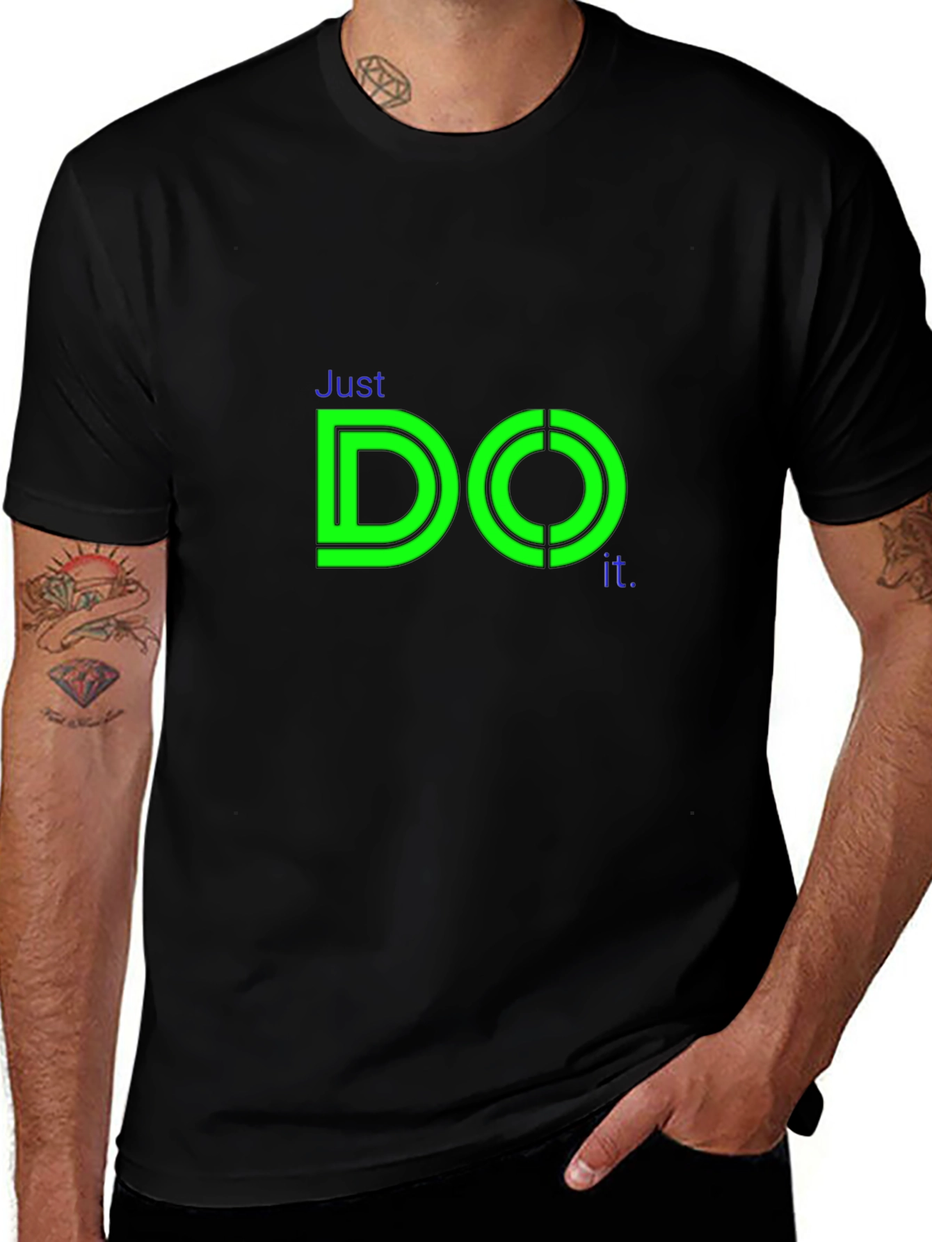 Just Do It Black T-Shirt