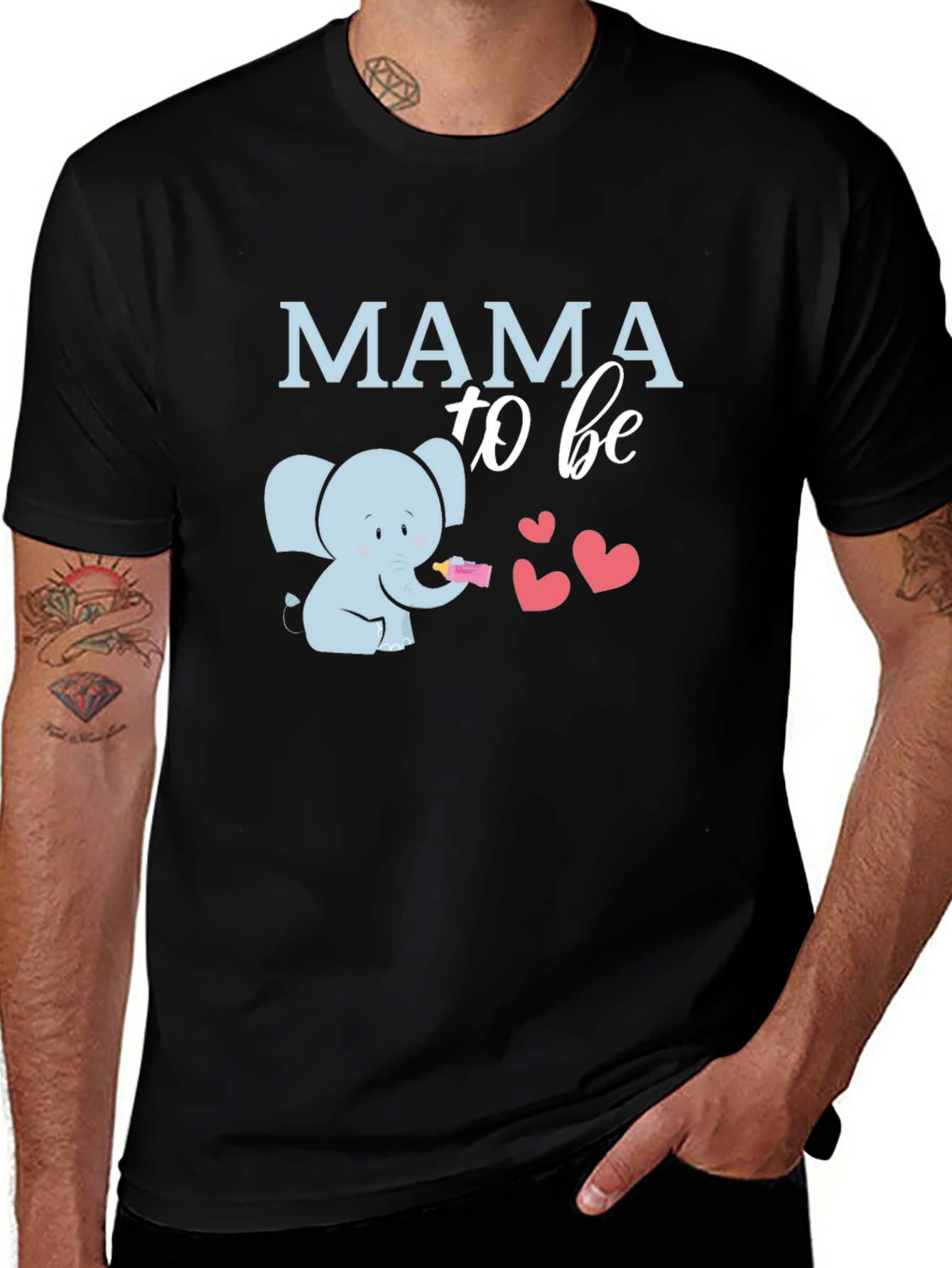 Mama To Be Elephant Graphic Tee
