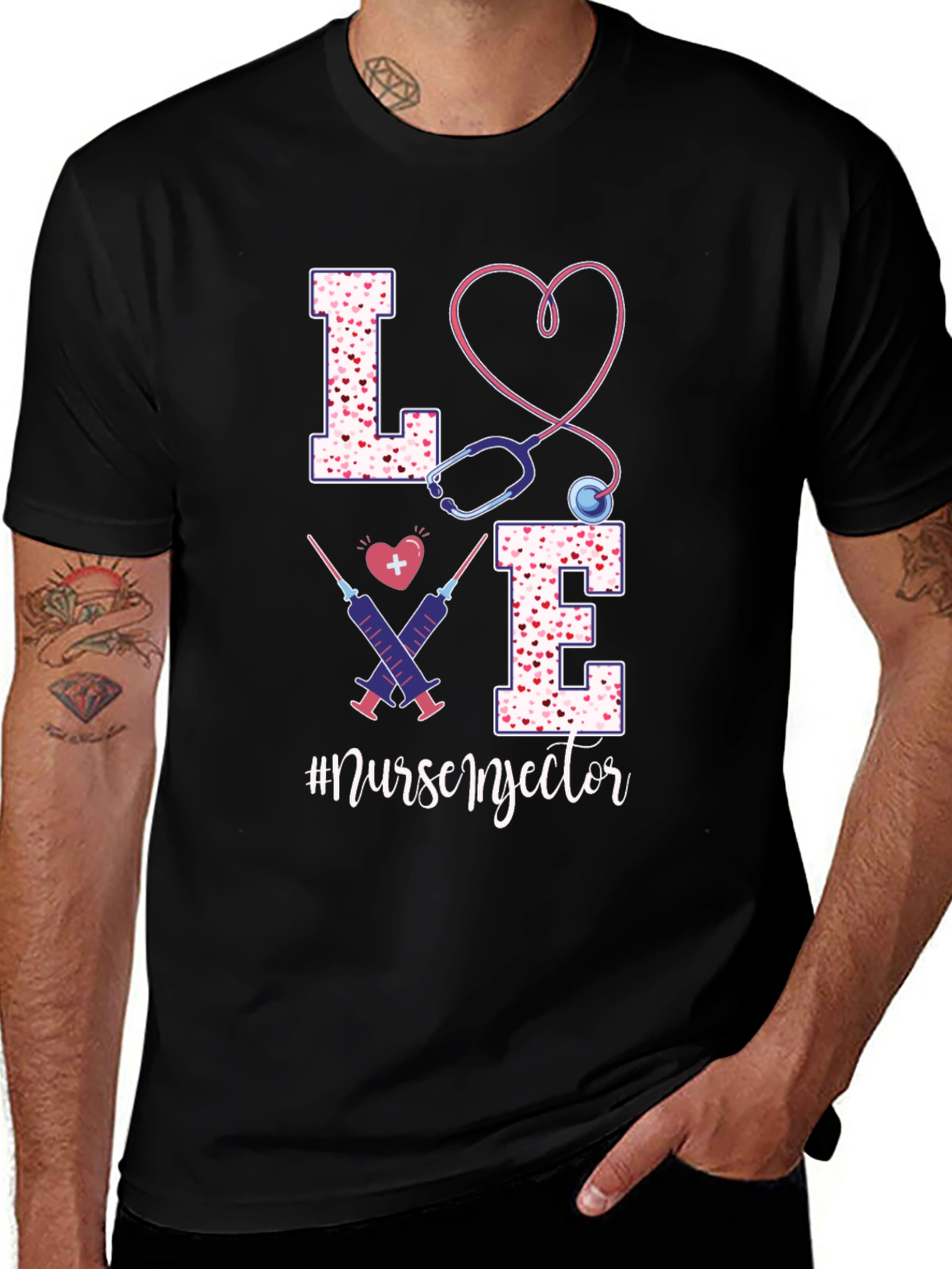Nurse Injector LOVE T-Shirt - Medical Aesthetician Shirt