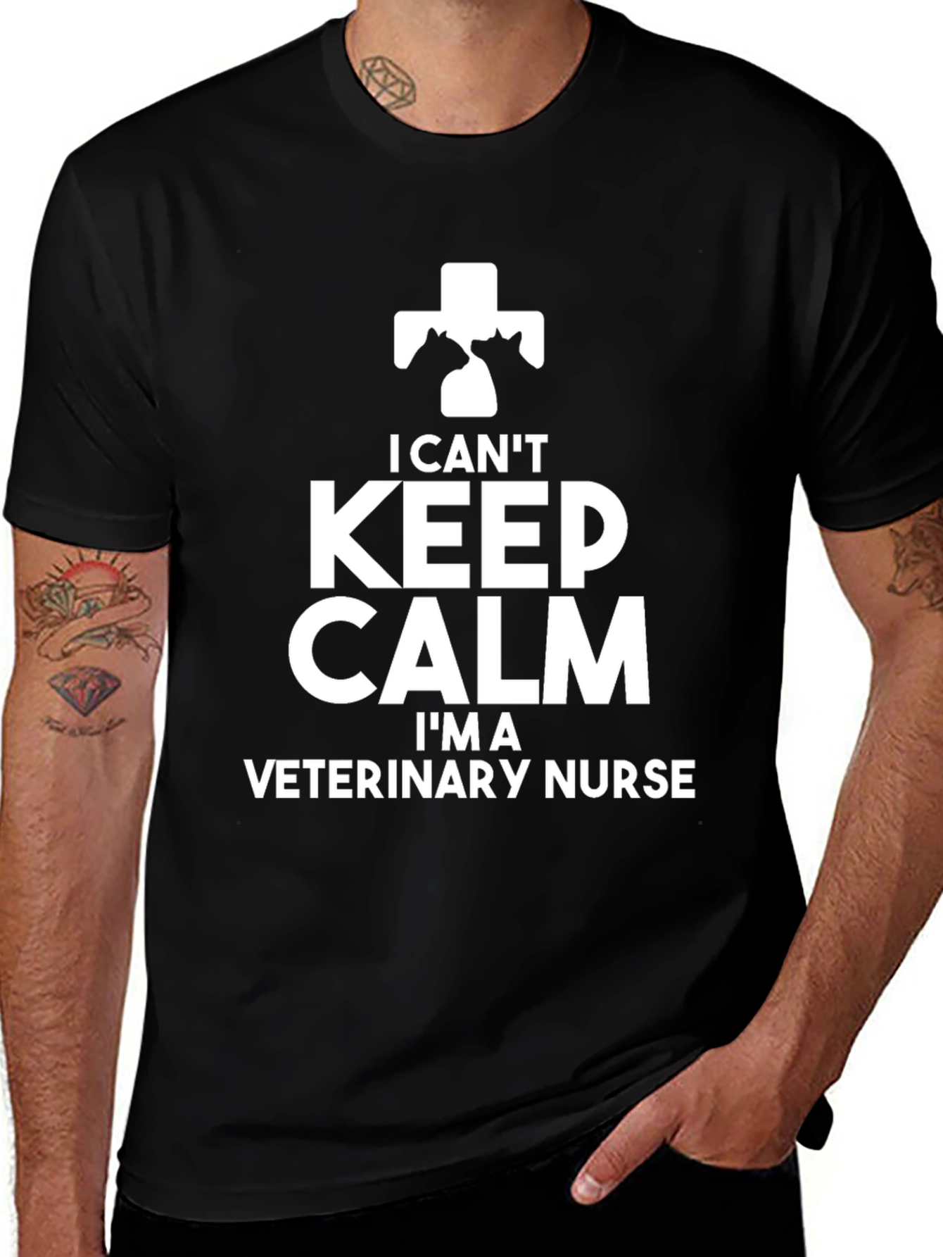 Variant 2 of Veterinary Nurse T-Shirt - I Can't Keep Calm