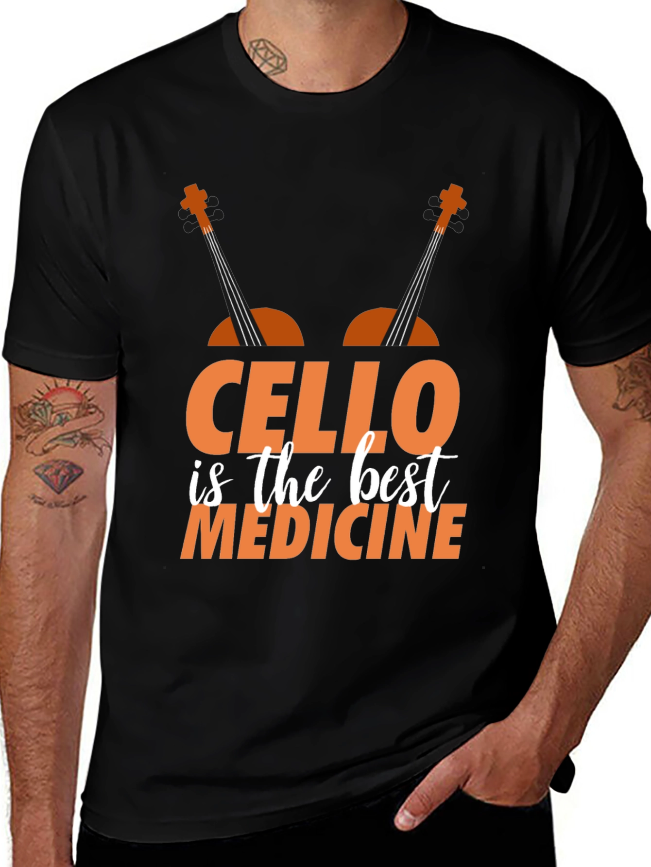 Cello is the Best Medicine Graphic T-Shirt