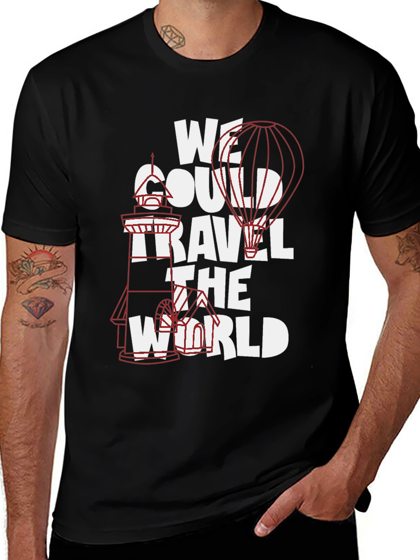 Variant 30 of Travel the World Graphic Tee