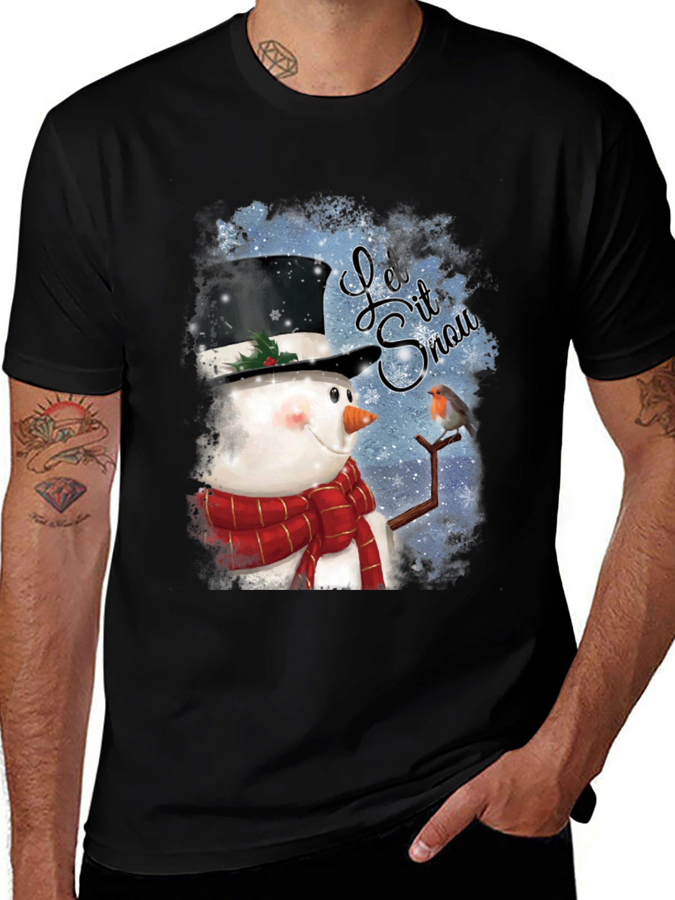 Snowman 'Let it Snow' Graphic Tee
