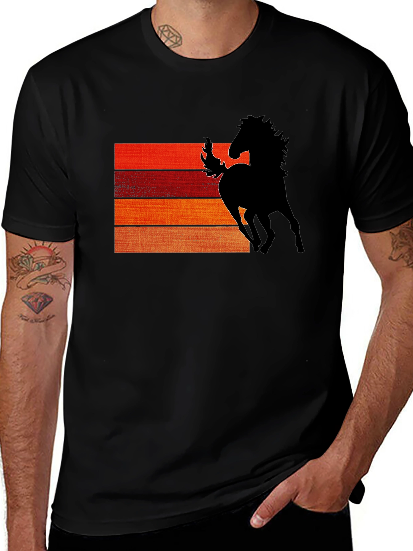 Variant 30 of Vintage Horse Silhouette T-Shirt