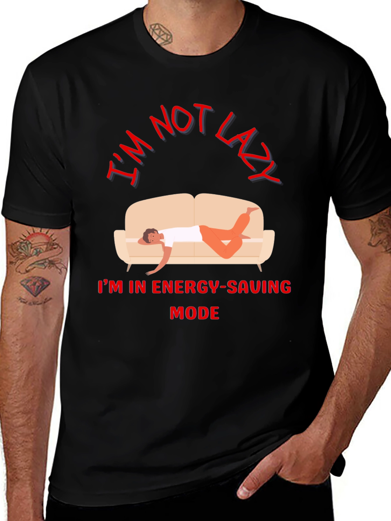Variant 16 of I'm Not Lazy T-Shirt
