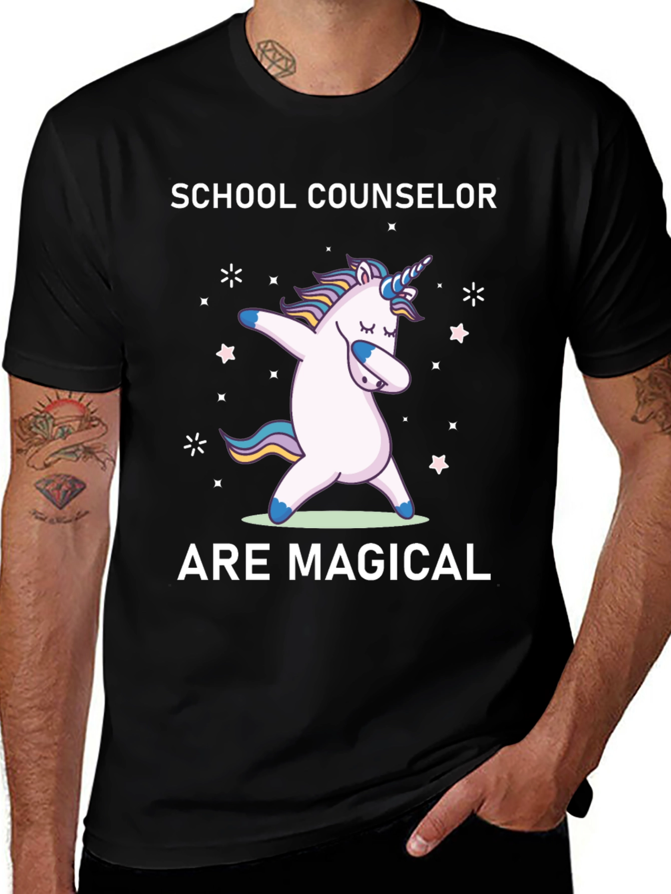 Variant 19 of School Counselor Magical Unicorn T-Shirt