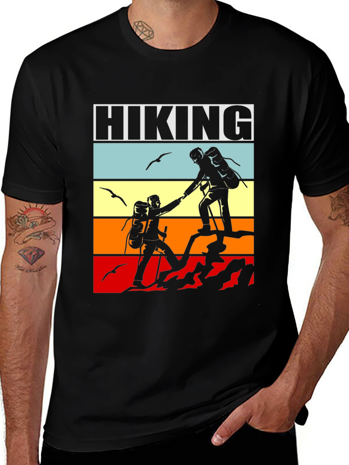 Variant 9 of Hiking Adventure T-Shirt - Outdoor Graphic Tee