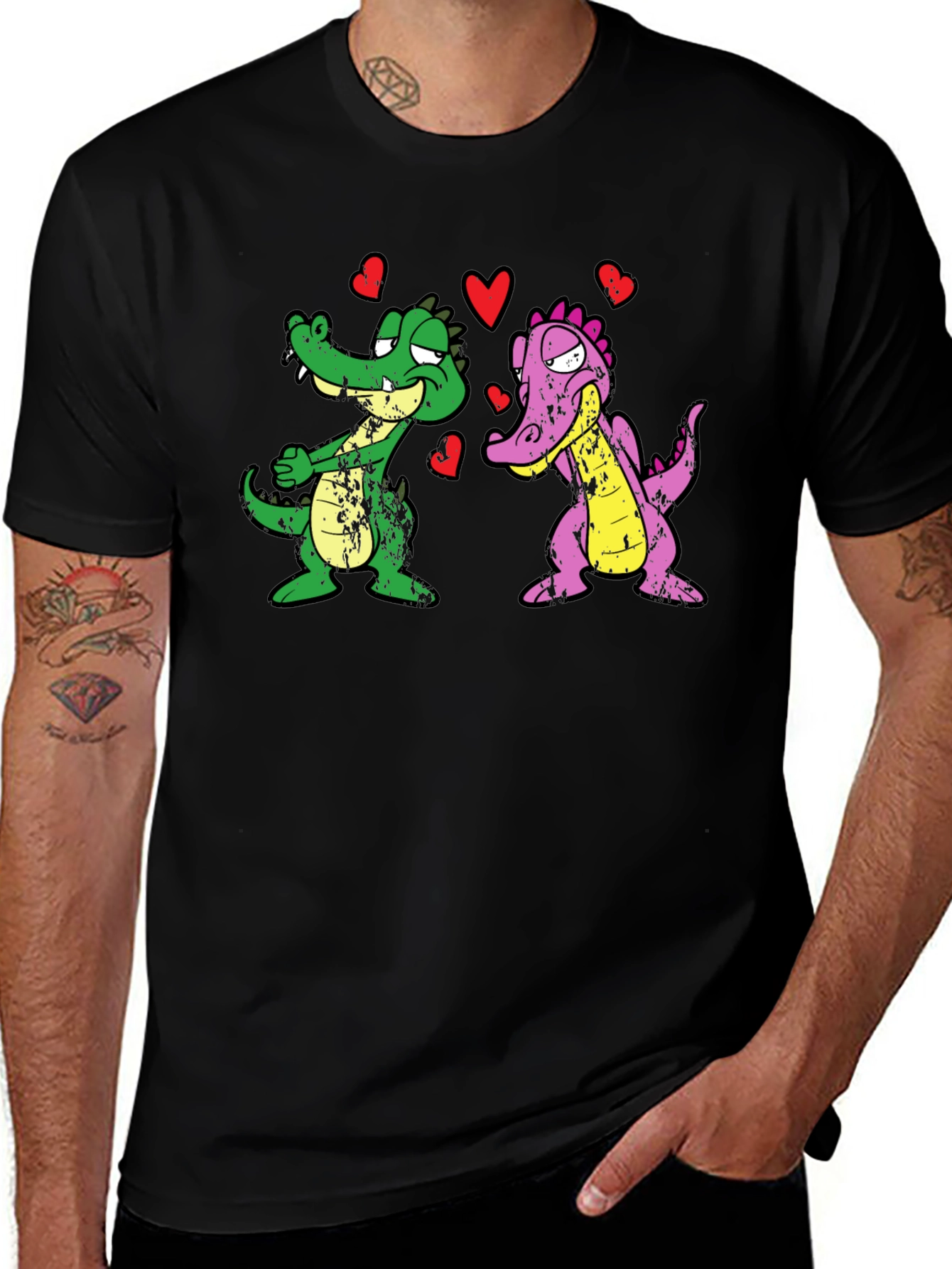 Variant 27 of Alligator Love Graphic T-Shirt