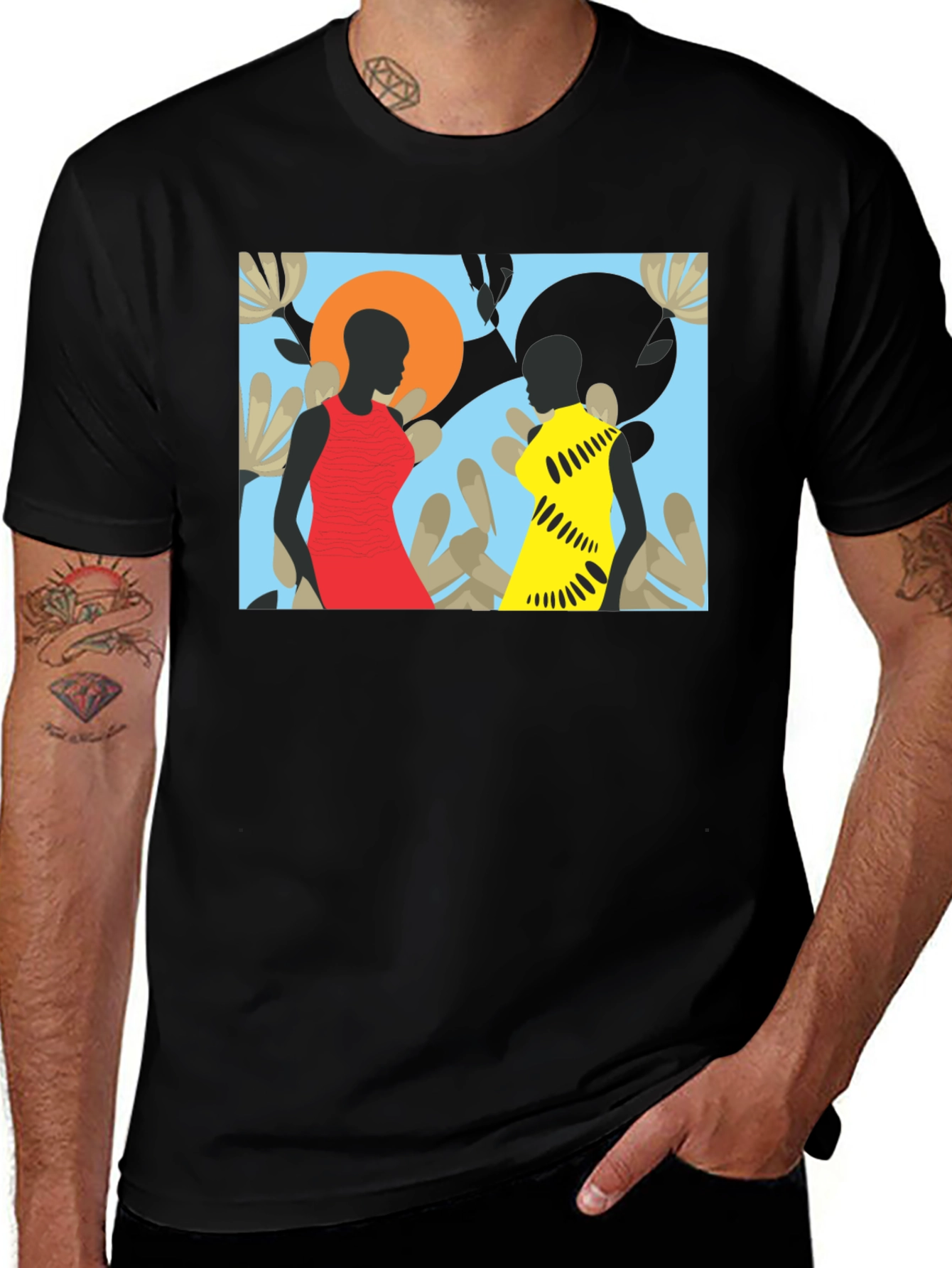 Variant 15 of Vibrant Women's Graphic Tee