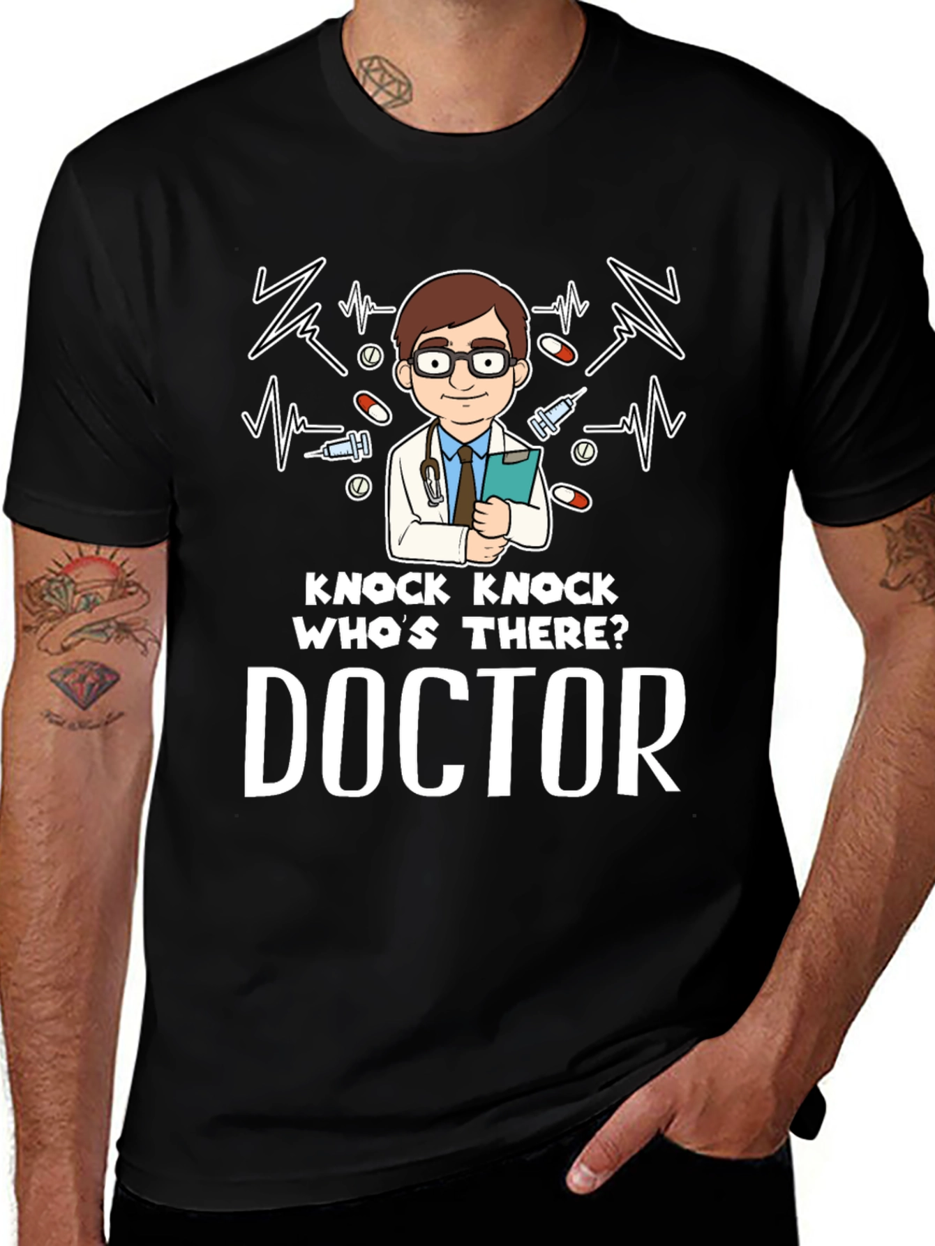 Variant 26 of Knock Knock Doctor T-Shirt