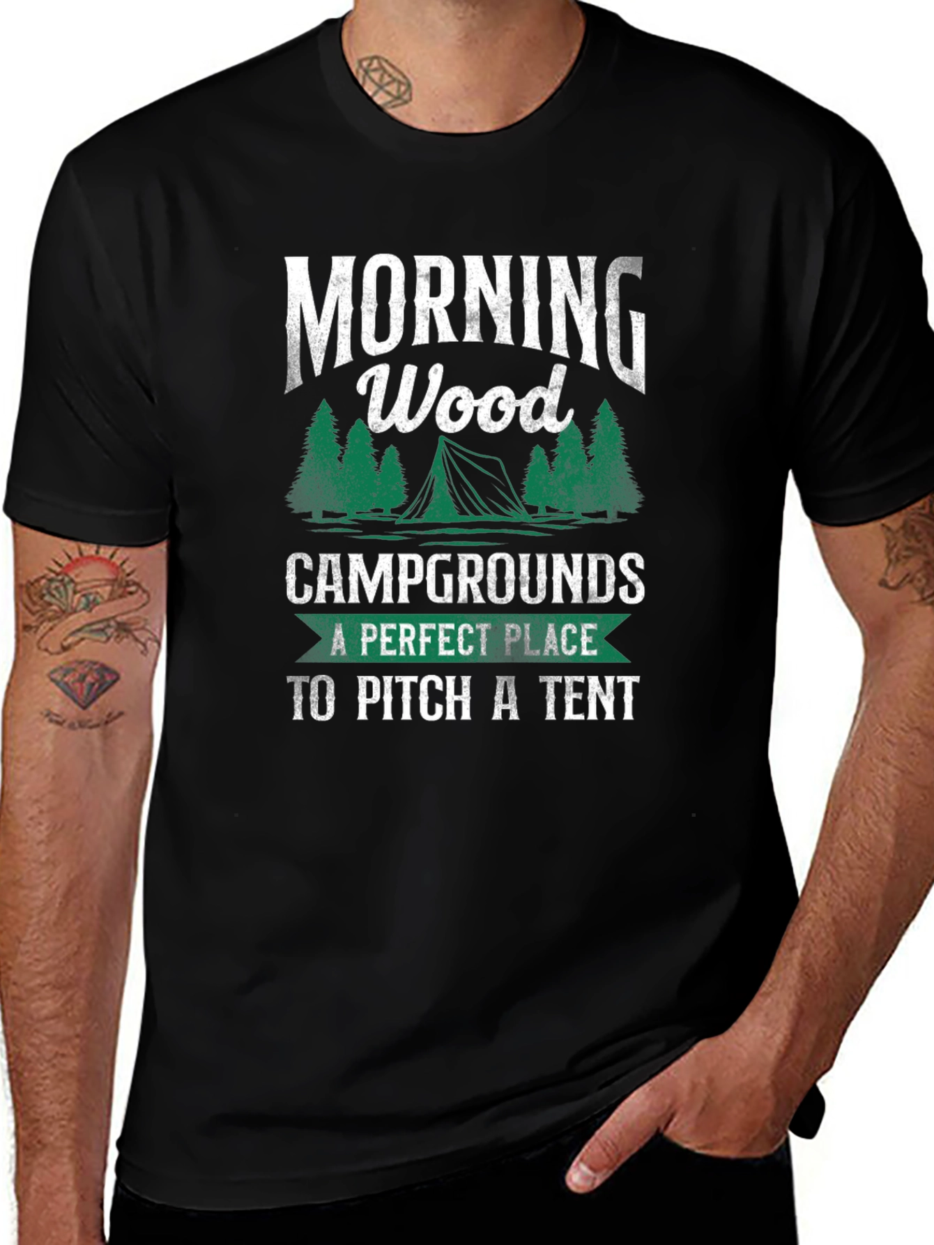 Variant 20 of Morning Wood Campgrounds T-Shirt