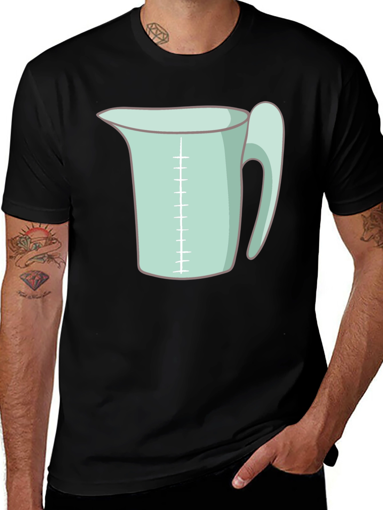 Variant 25 of Measuring Cup Graphic Tee - Cool Chef Shirt