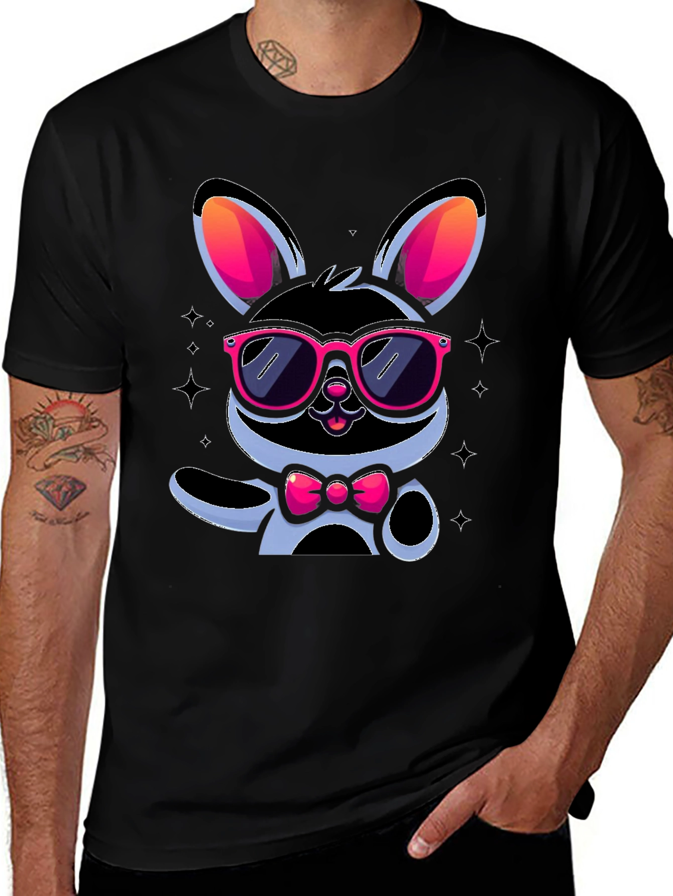 Variant 20 of Cool Bunny T-Shirt - Stylish Graphic Tee